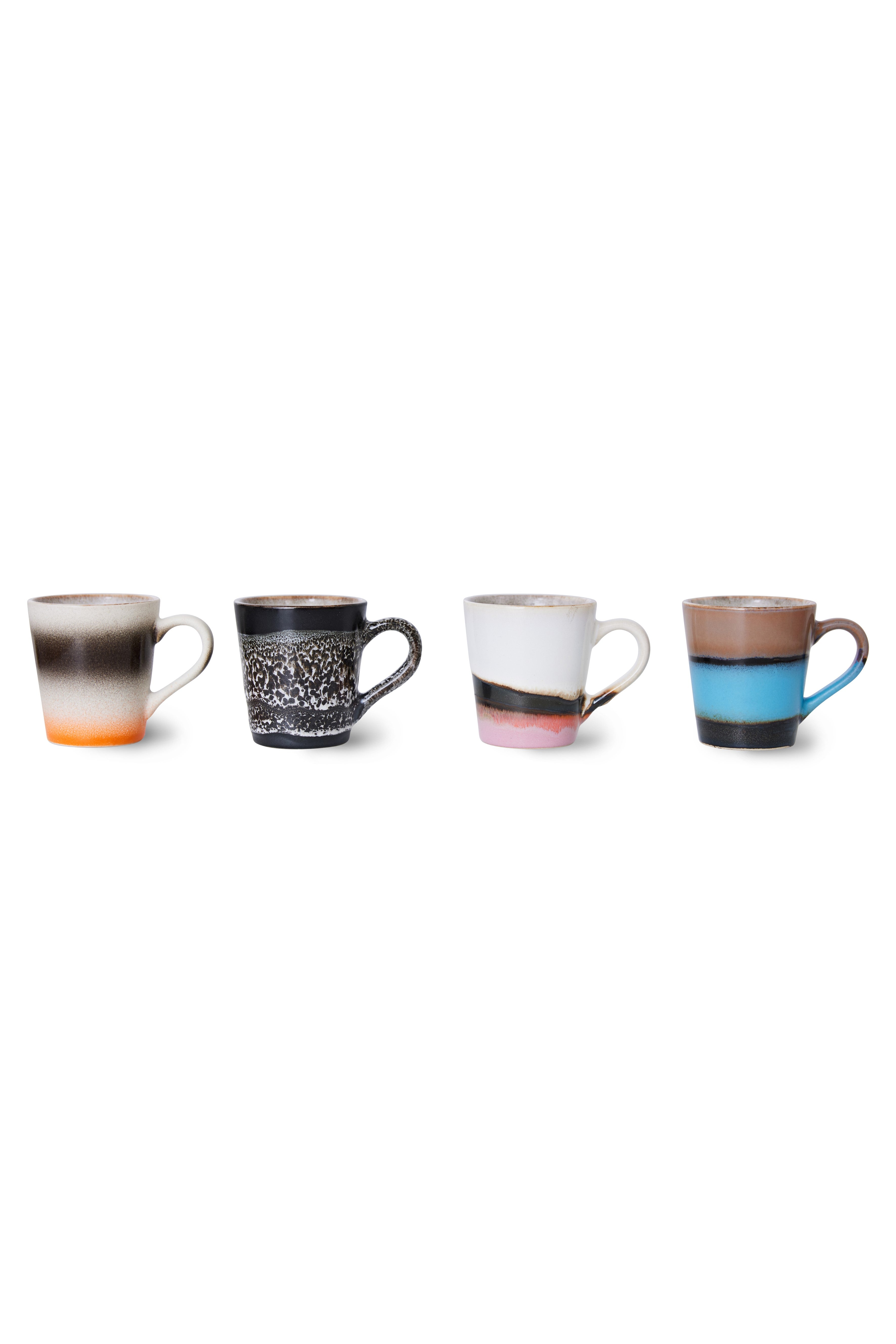 70s Ceramics espresso mugs Funky