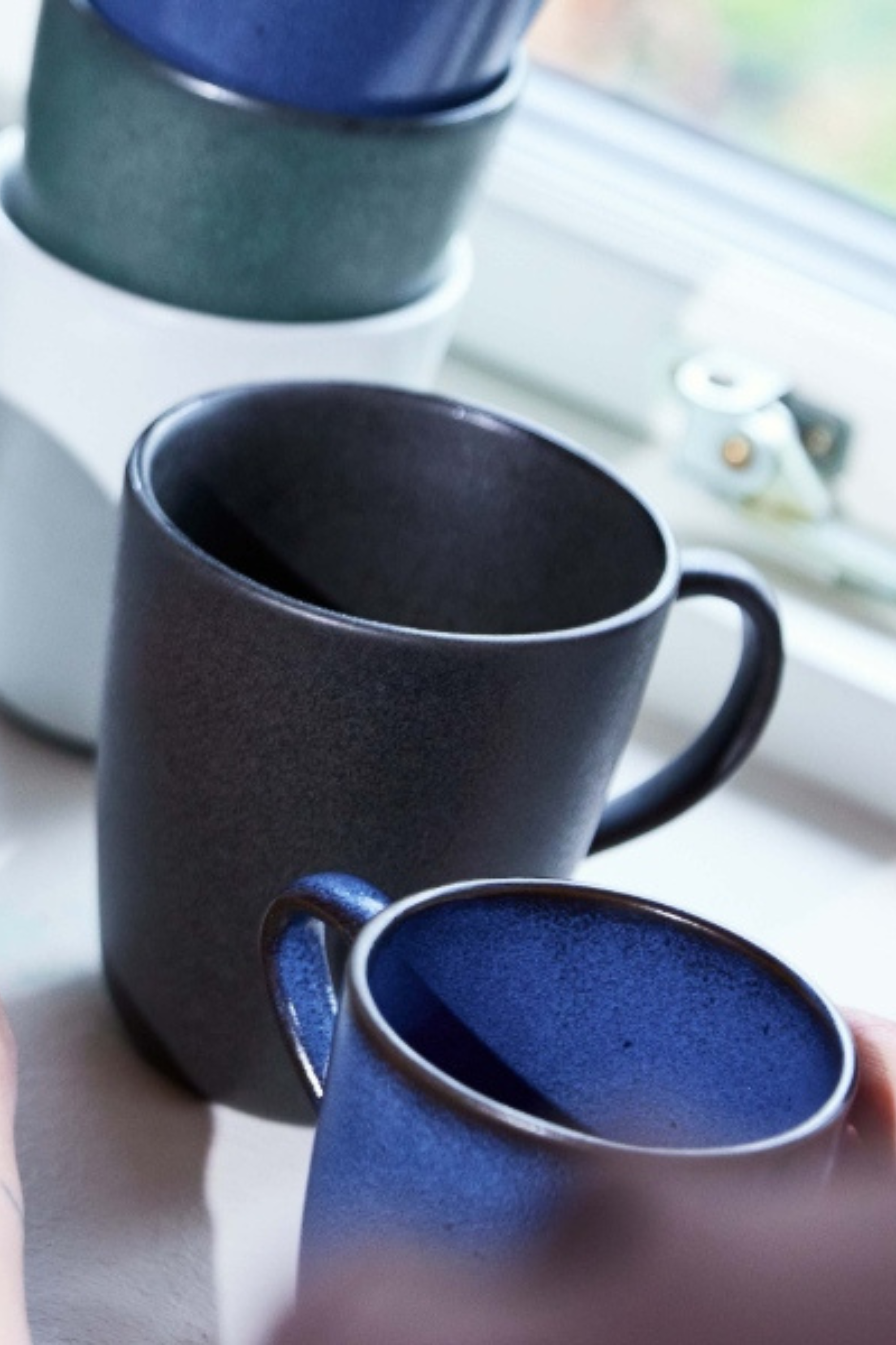 RAW Titanium Black - mug with handle