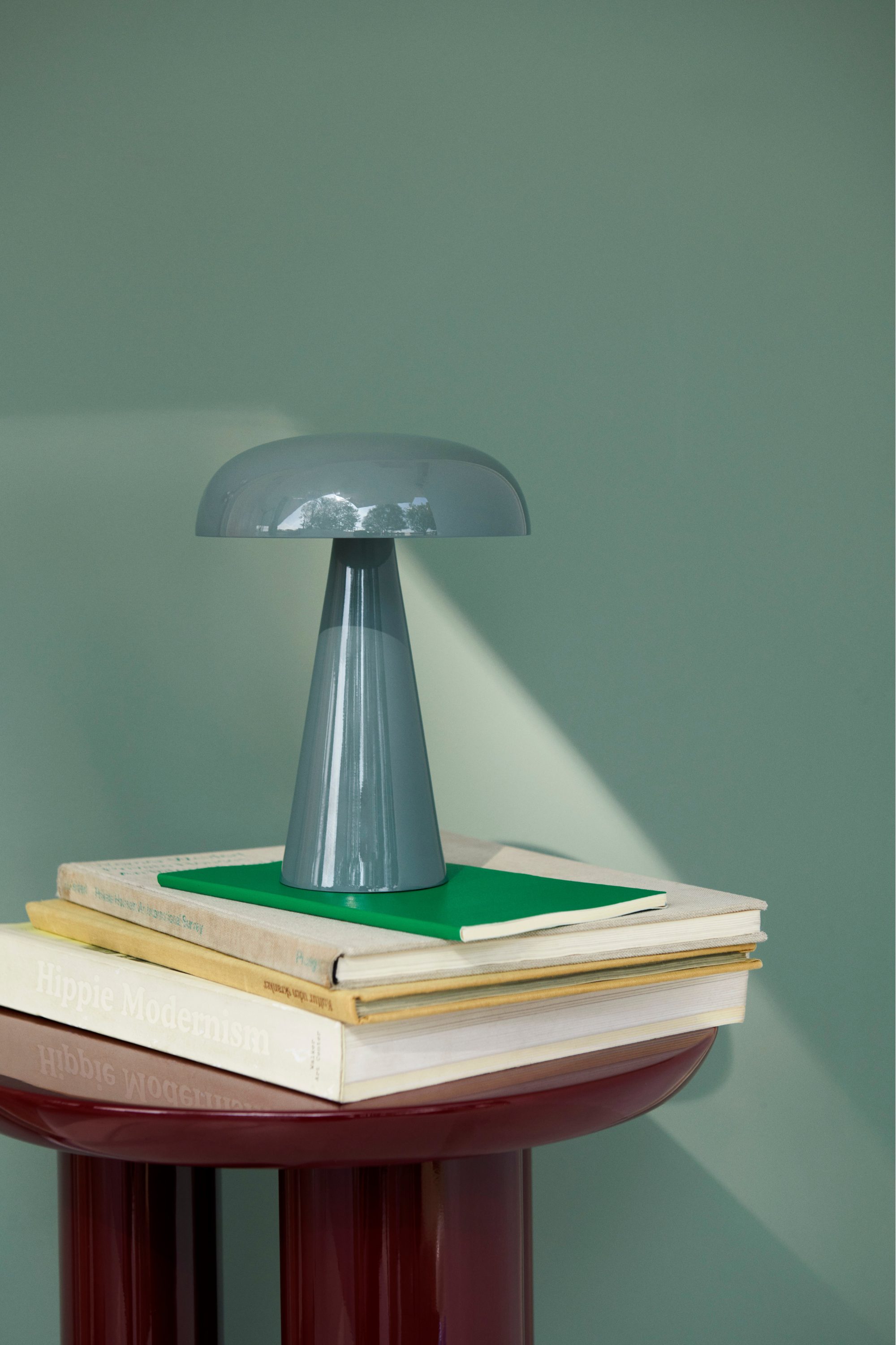 Como Stone Blue portable table lamp