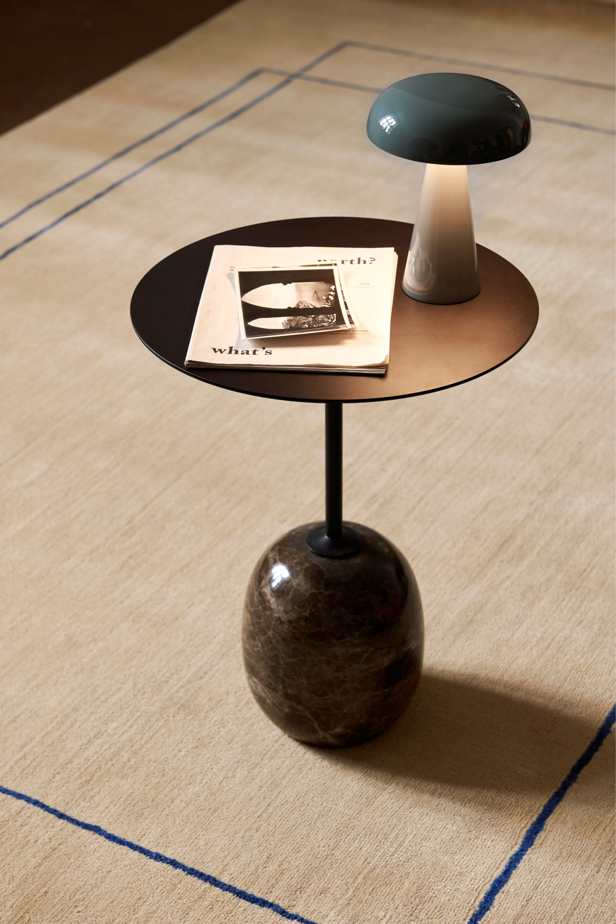 Como szürkéskék hordozható asztali lámpa