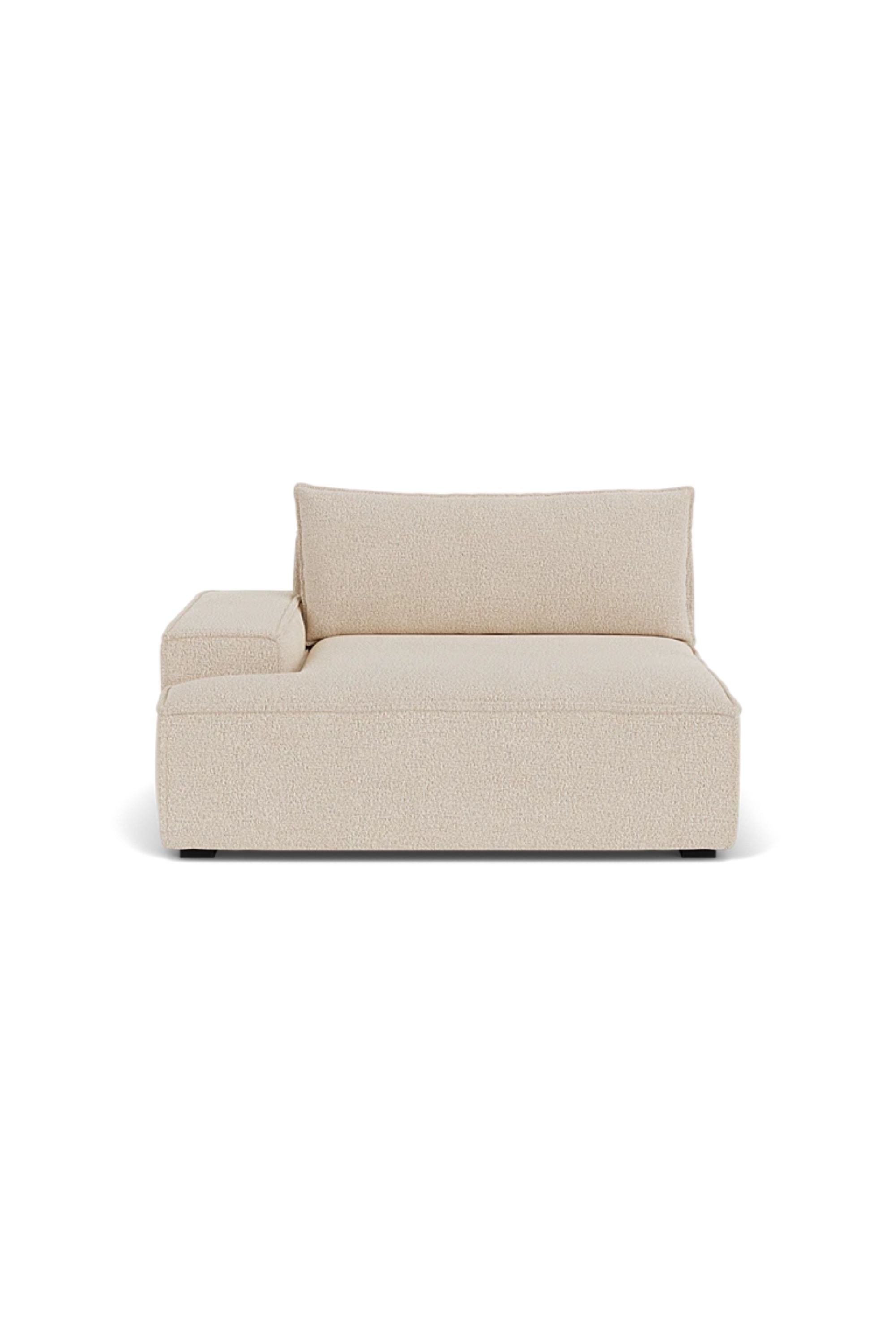 Daphne Sofa Module Left Armrest Pasha Dune