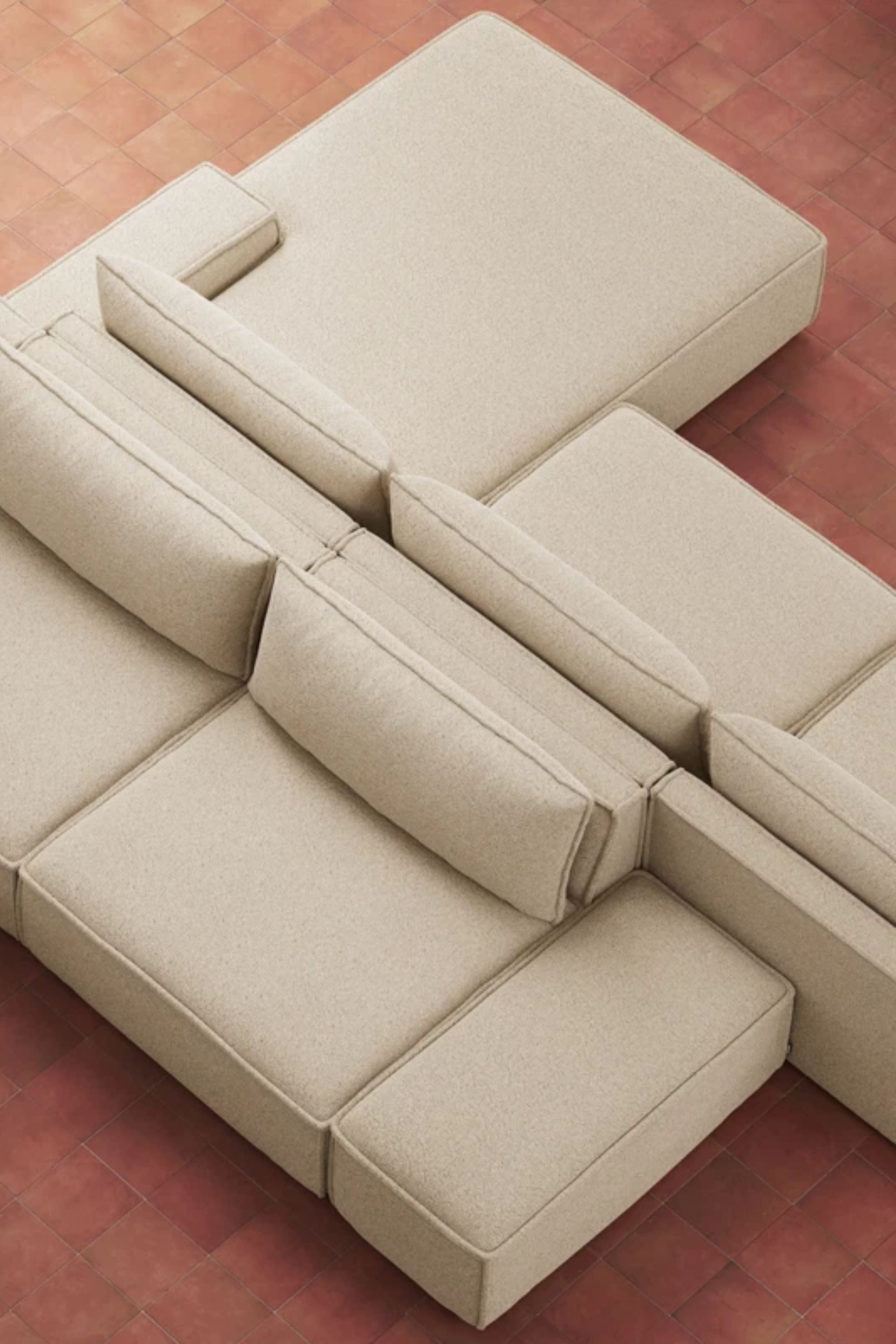 Daphne Sofa Module Left Chaise Longue Pasha Dune