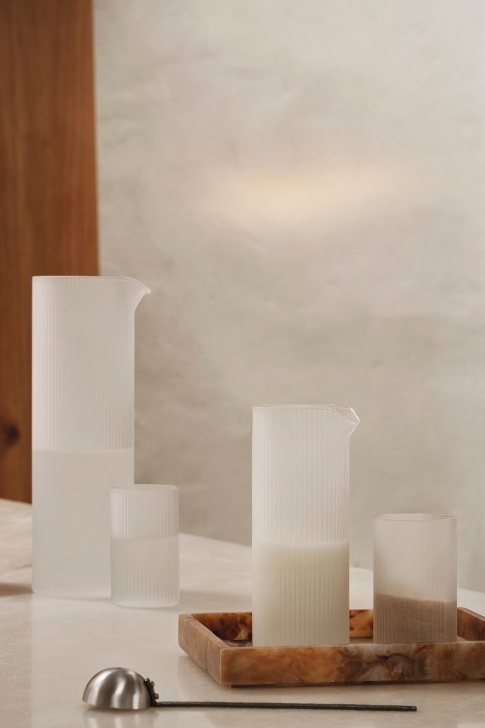 Ripple Milk Jug Frosted | ferm LIVING | Home of Solinfo