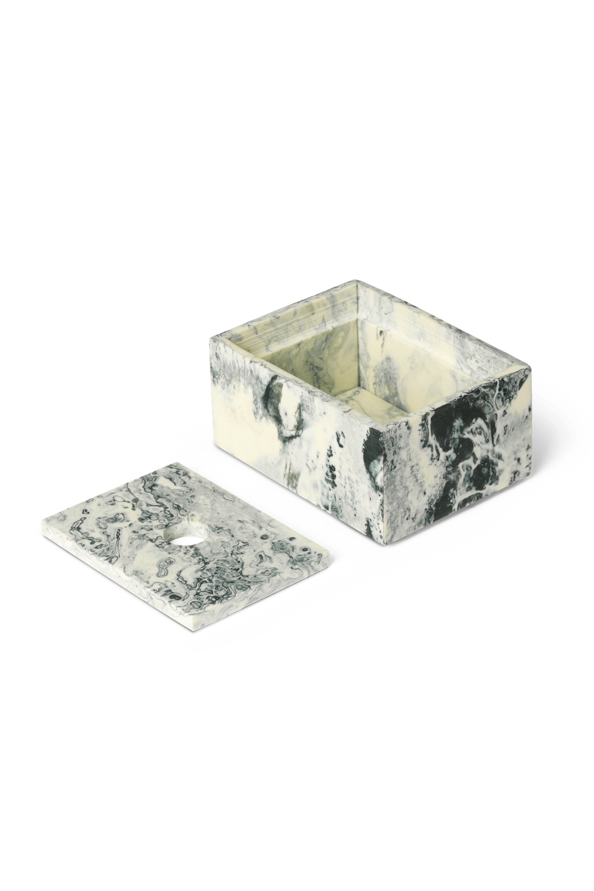 Mist Box - 7,5 x 10 - Emerald Off-white