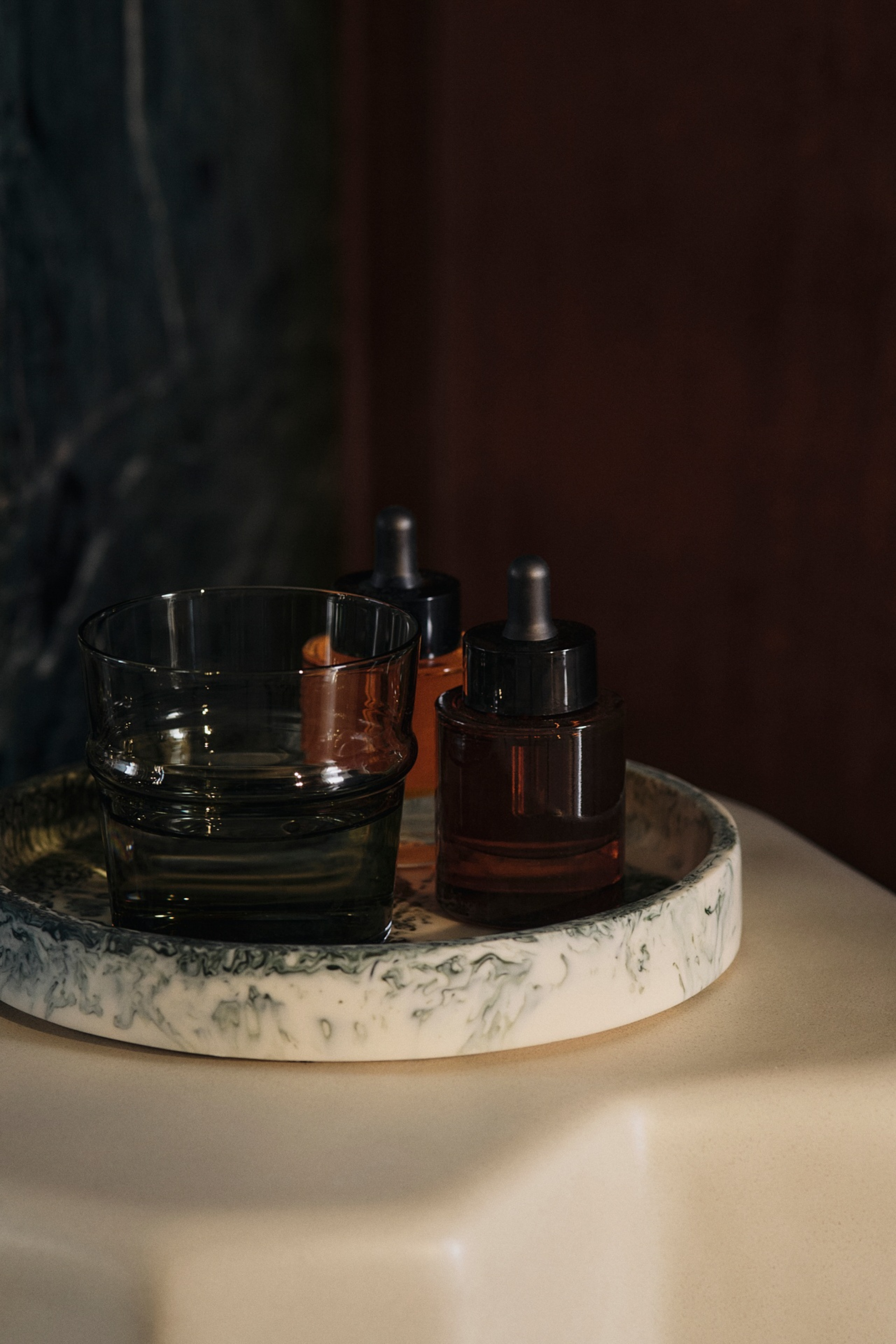 Mist Tray - ø20 - Emerald Off-white