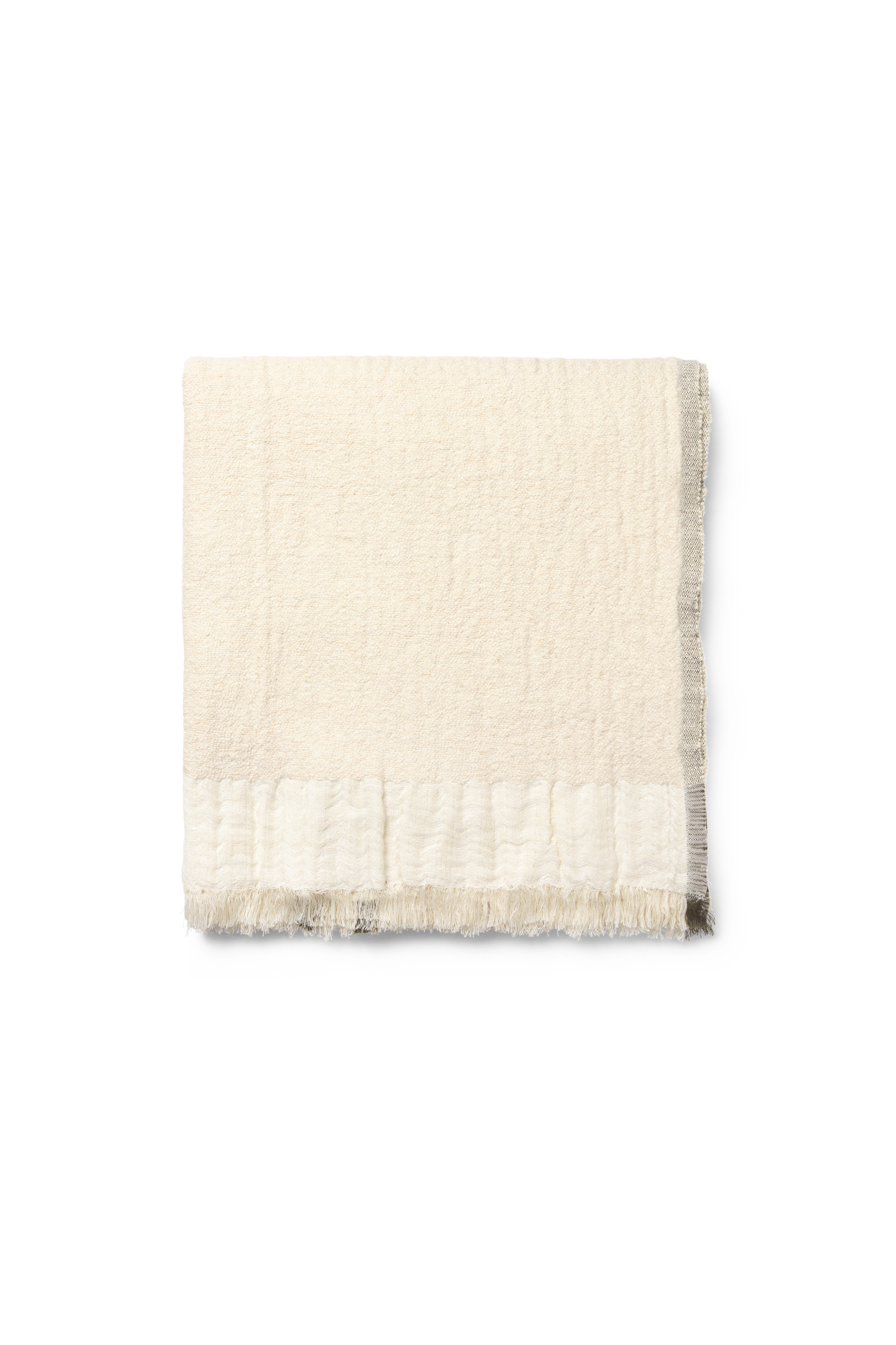 Weaver Throw off-white