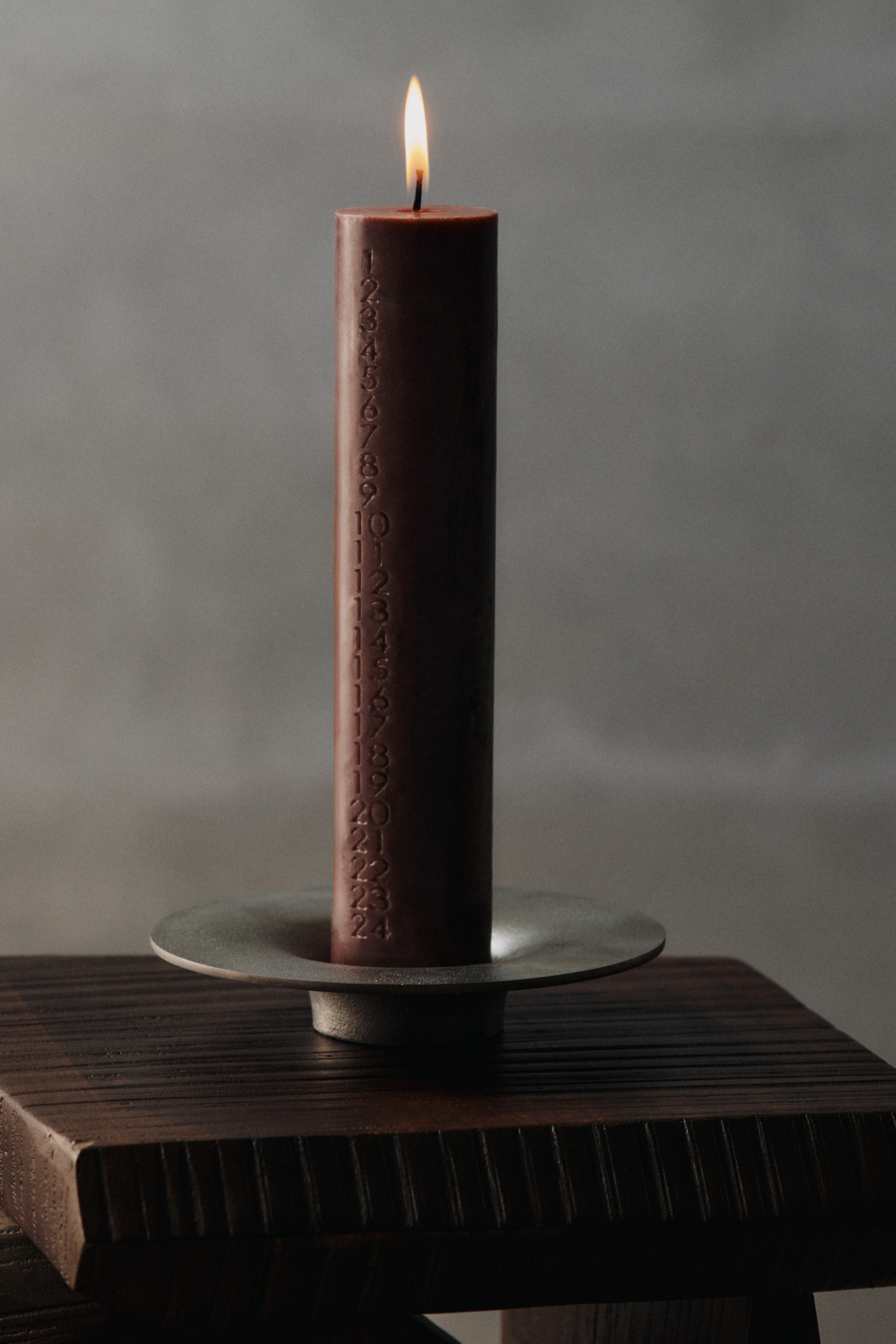 Mura Advent Candle dark grape