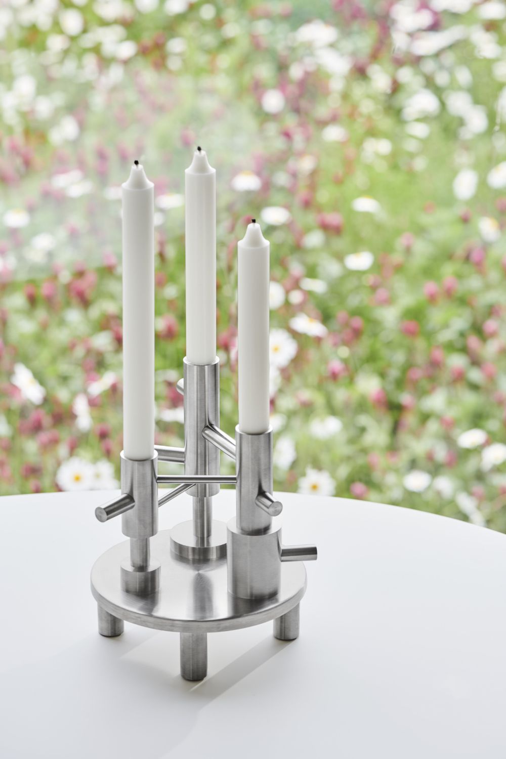 Candleholder Stainless Steel | Fritz Hansen | Home of Solinfo