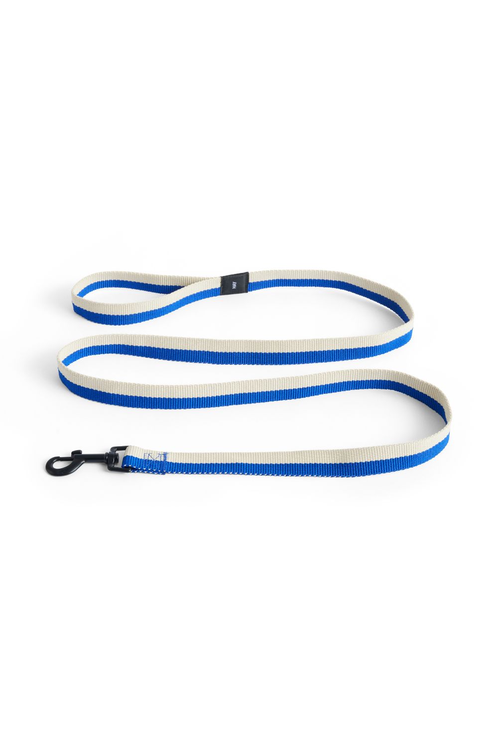 HAY Dogs Leash Flat M/L Blue and White