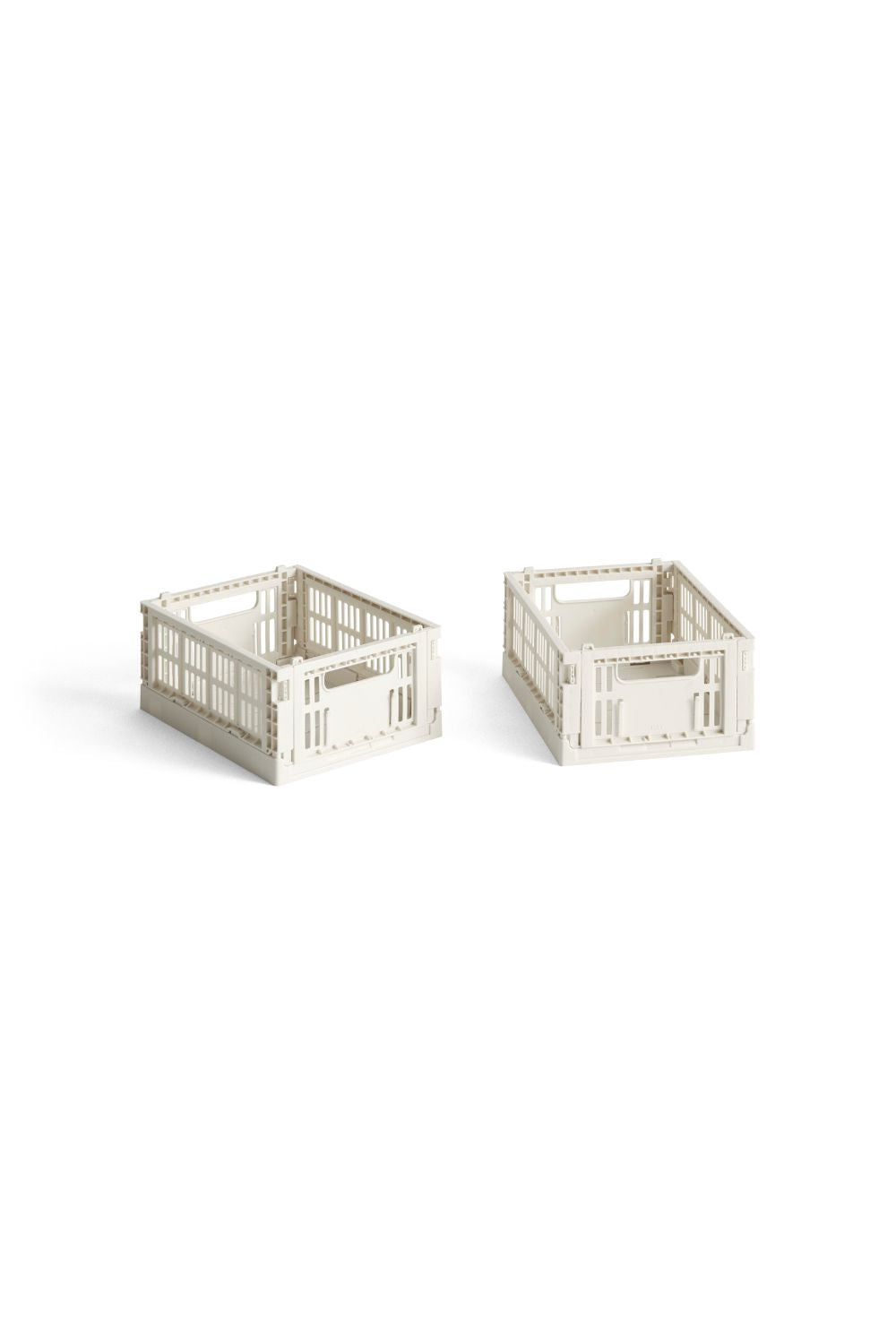 HAY Colour Crate Mini Set of 2 Off-white | Hay | Home of Solinfo