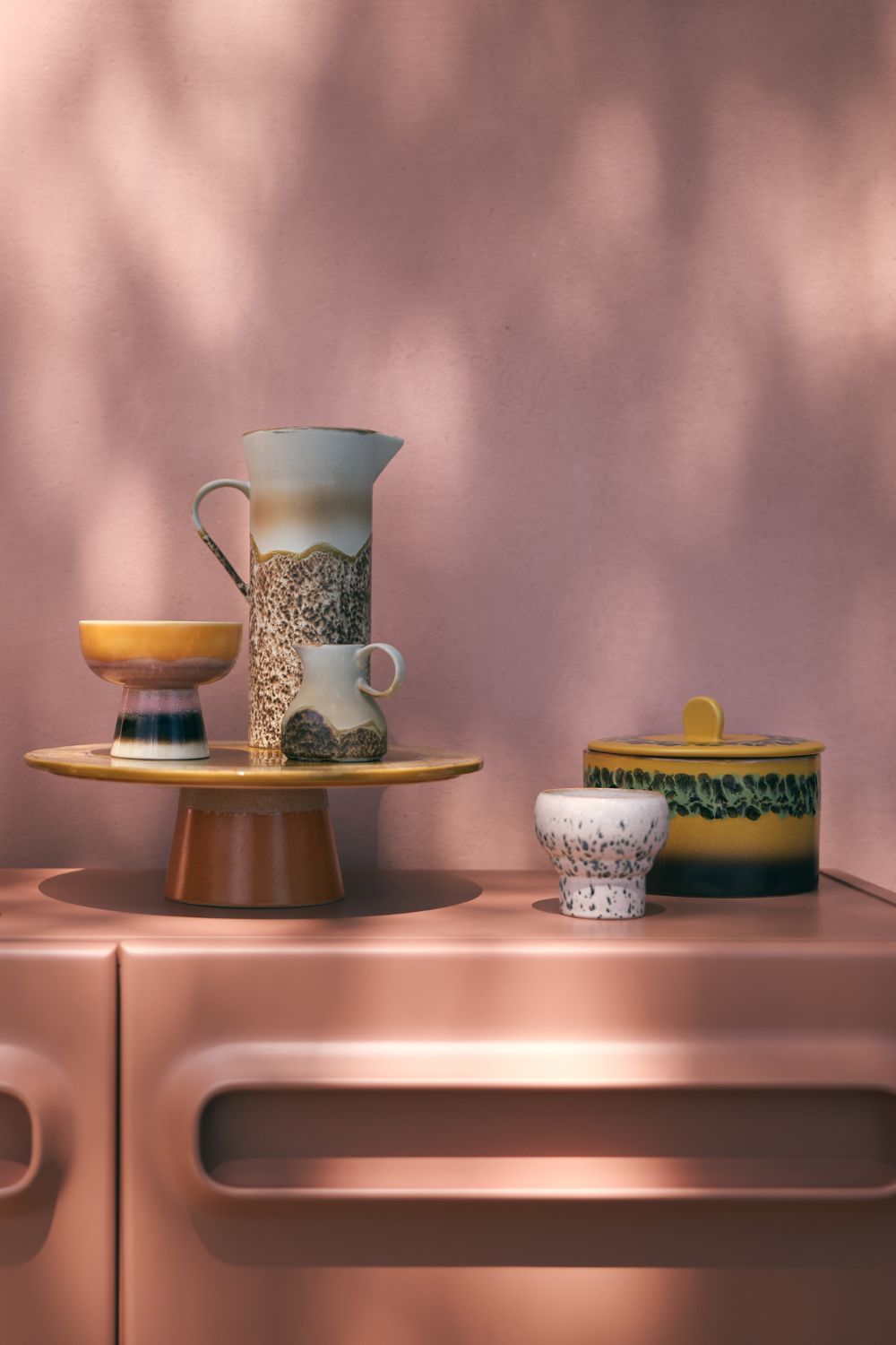 70s Ceramics Kelp kekszes doboz