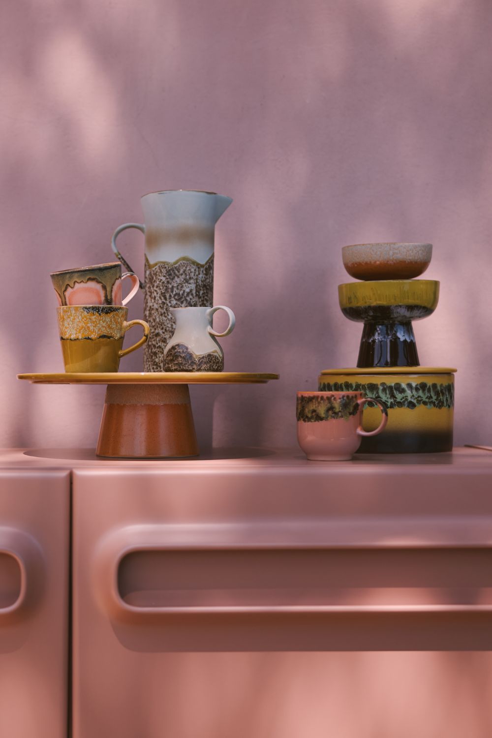 70s Ceramics Radiant Americano Mug Set of 4
