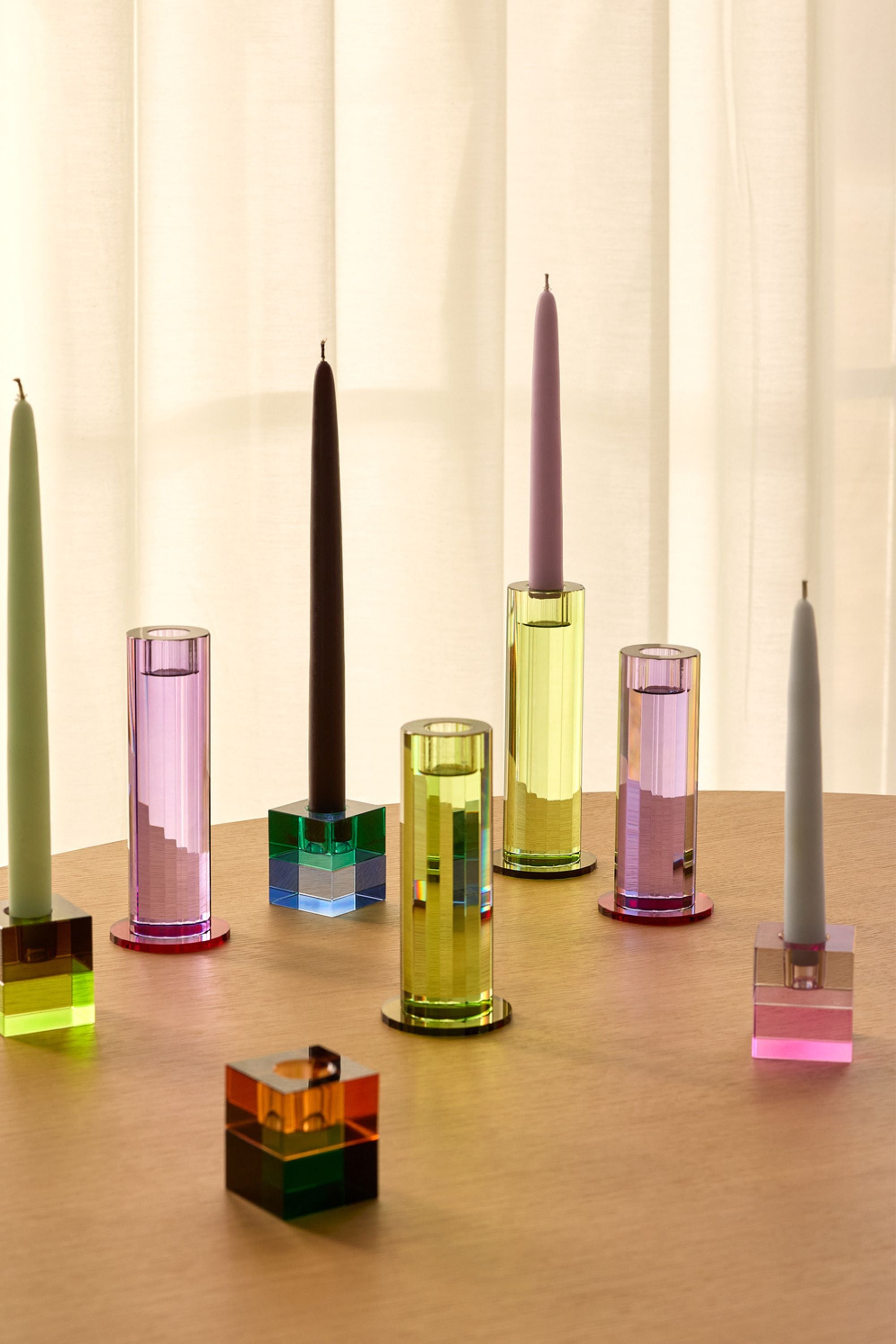 Cut zöld gyertyatartó szett