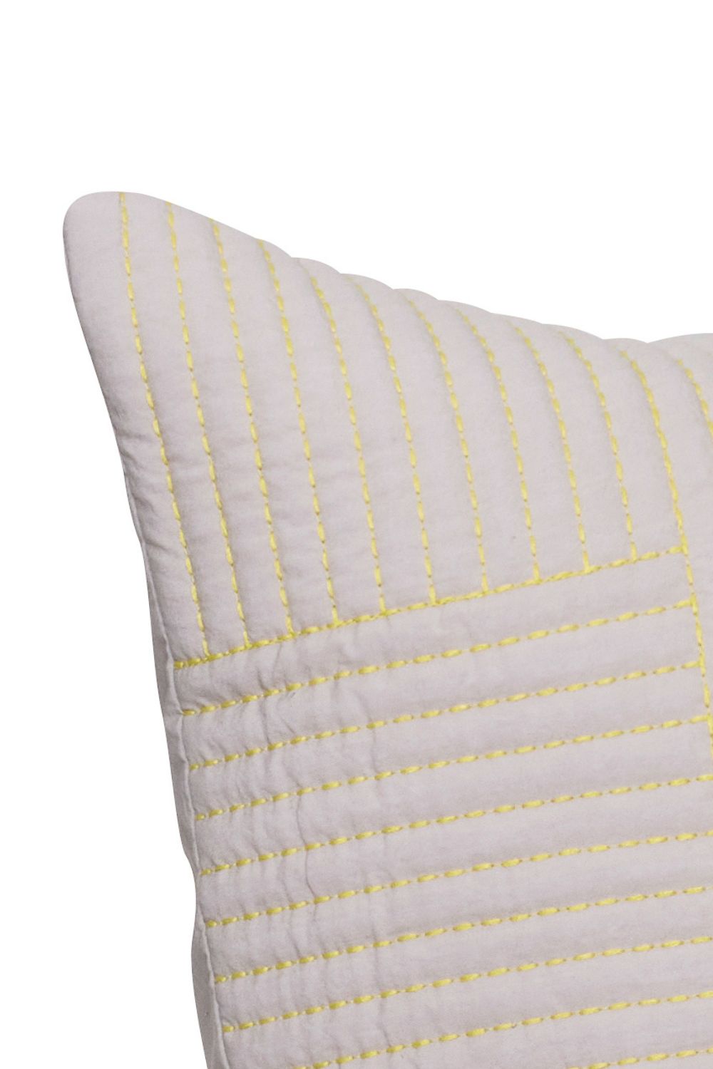 Floy Cushion Sand and Yellow