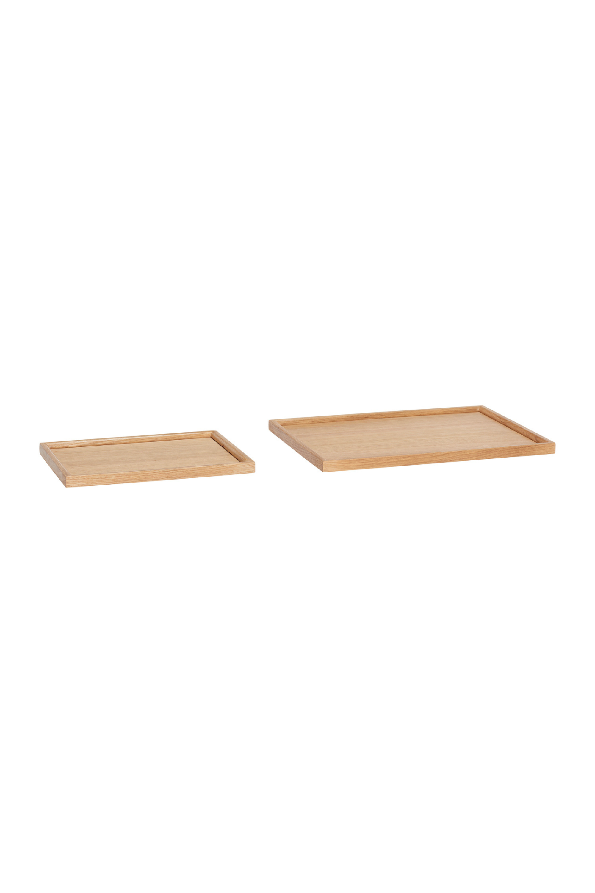 Frame Trays Natural set of 2