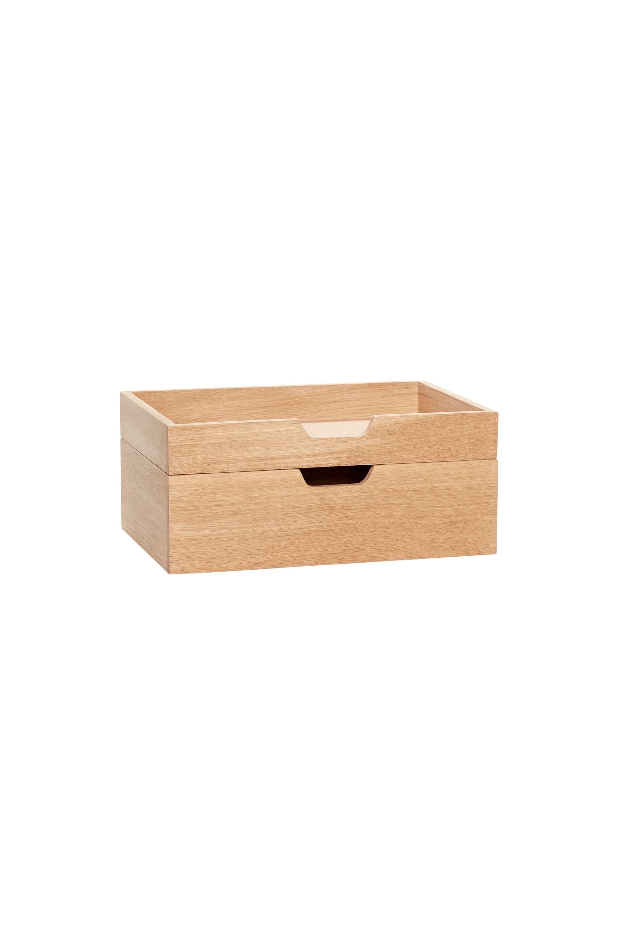 Note Storage Box Natural set of 2