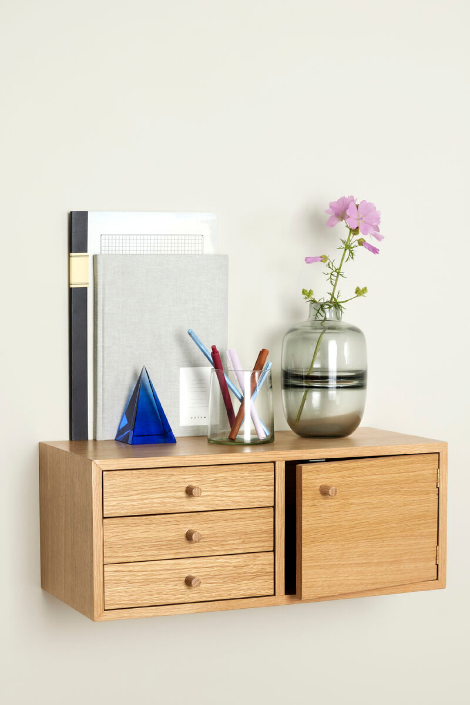 Prism Paper Weight Blue