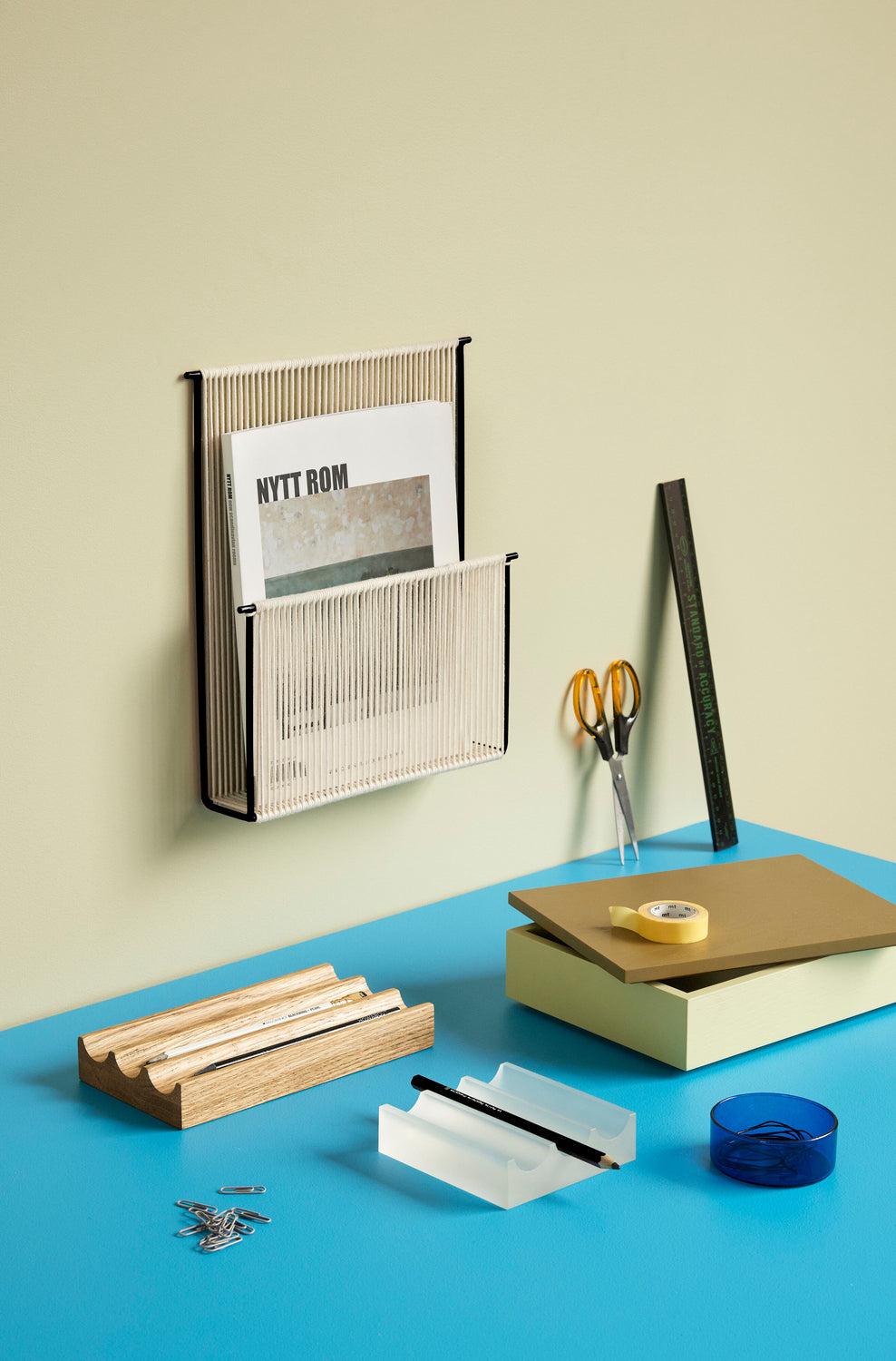 Wave Desk Organiser Natural
