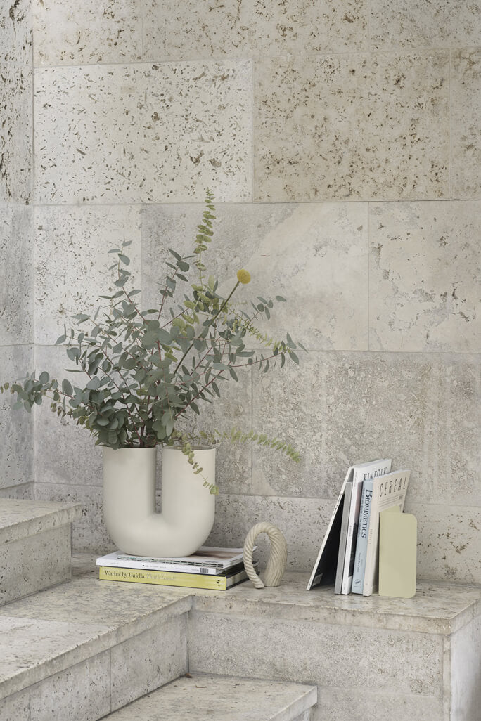 Compile bookend beige-green