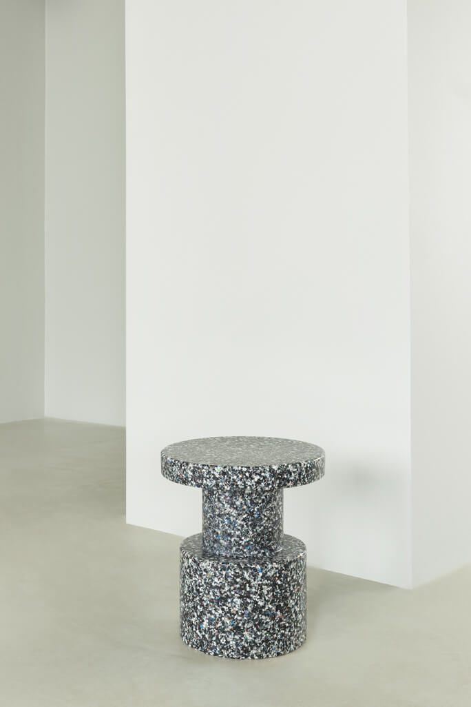 Bit Stool Black Multi