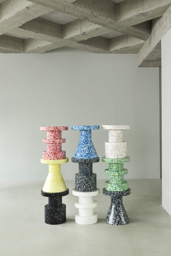 Bit Stack red stool
