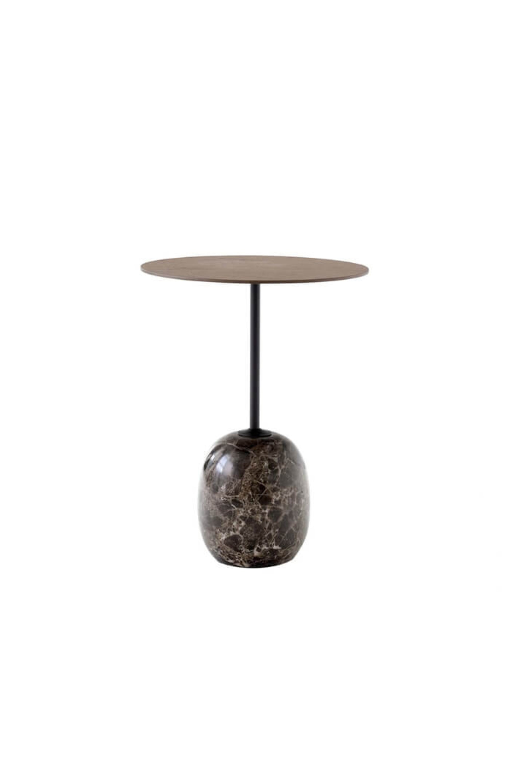 Lato LN8 walnut side table