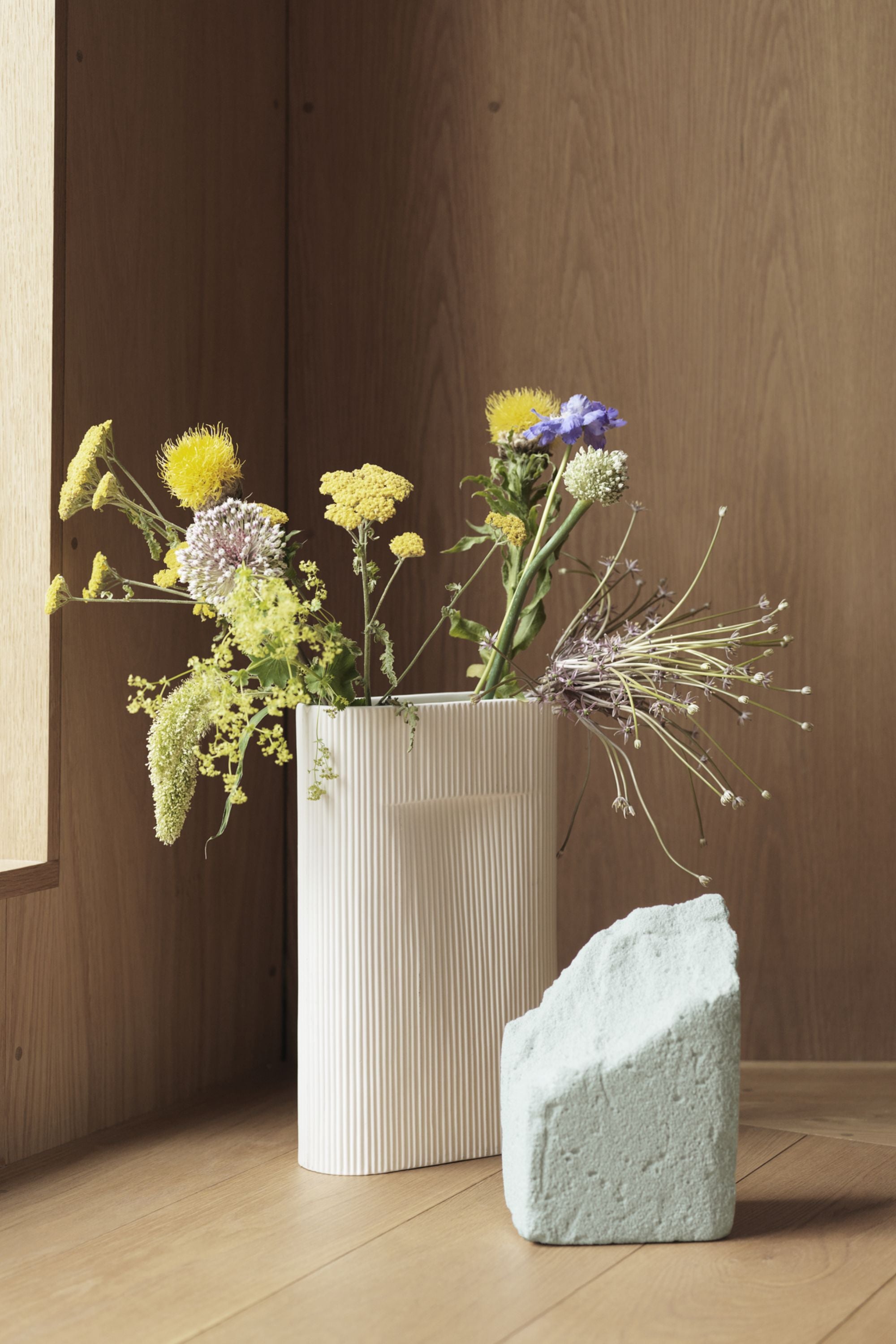 Ridge Vase Terracotta 16,5