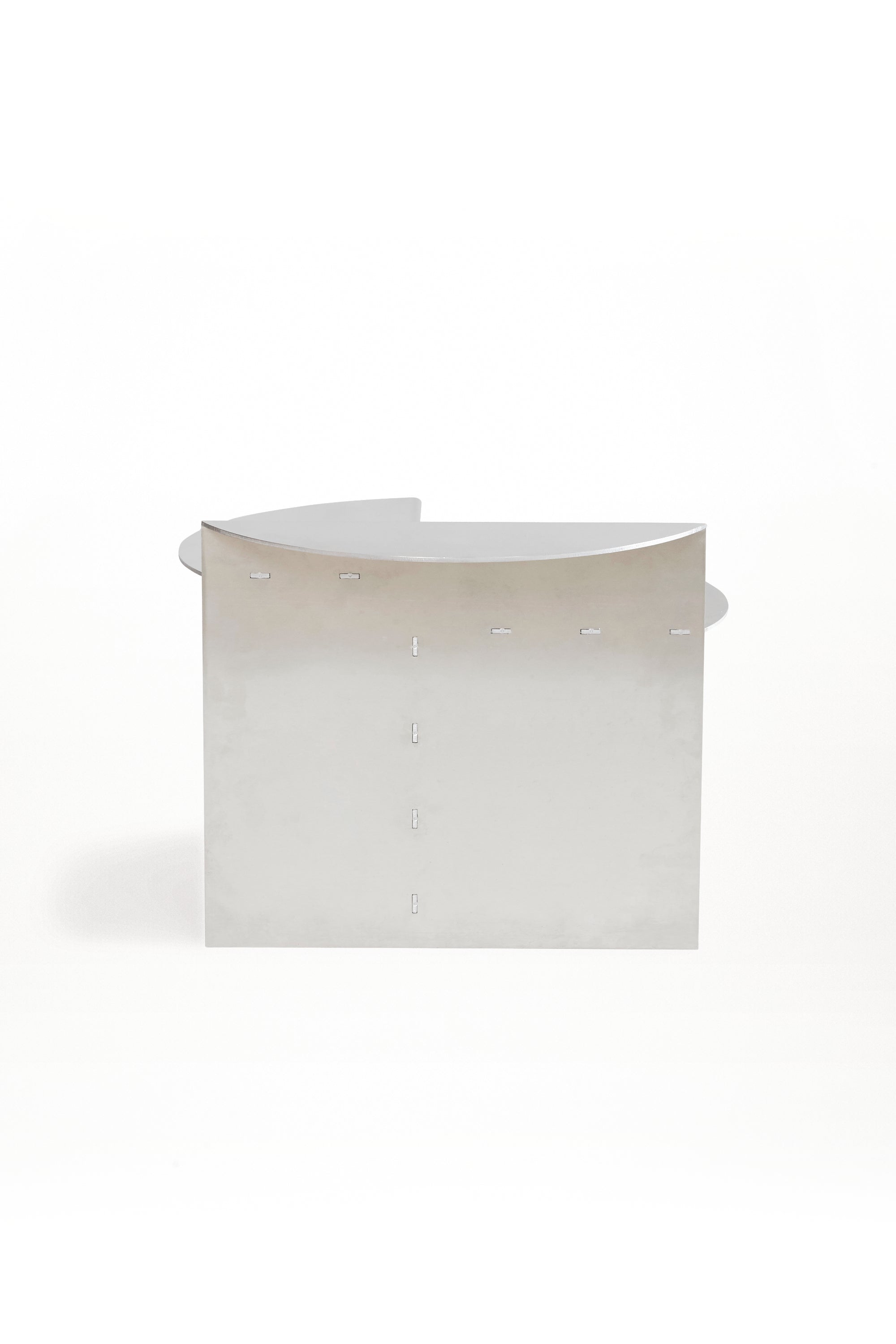 Rivet Side Table Aluminium