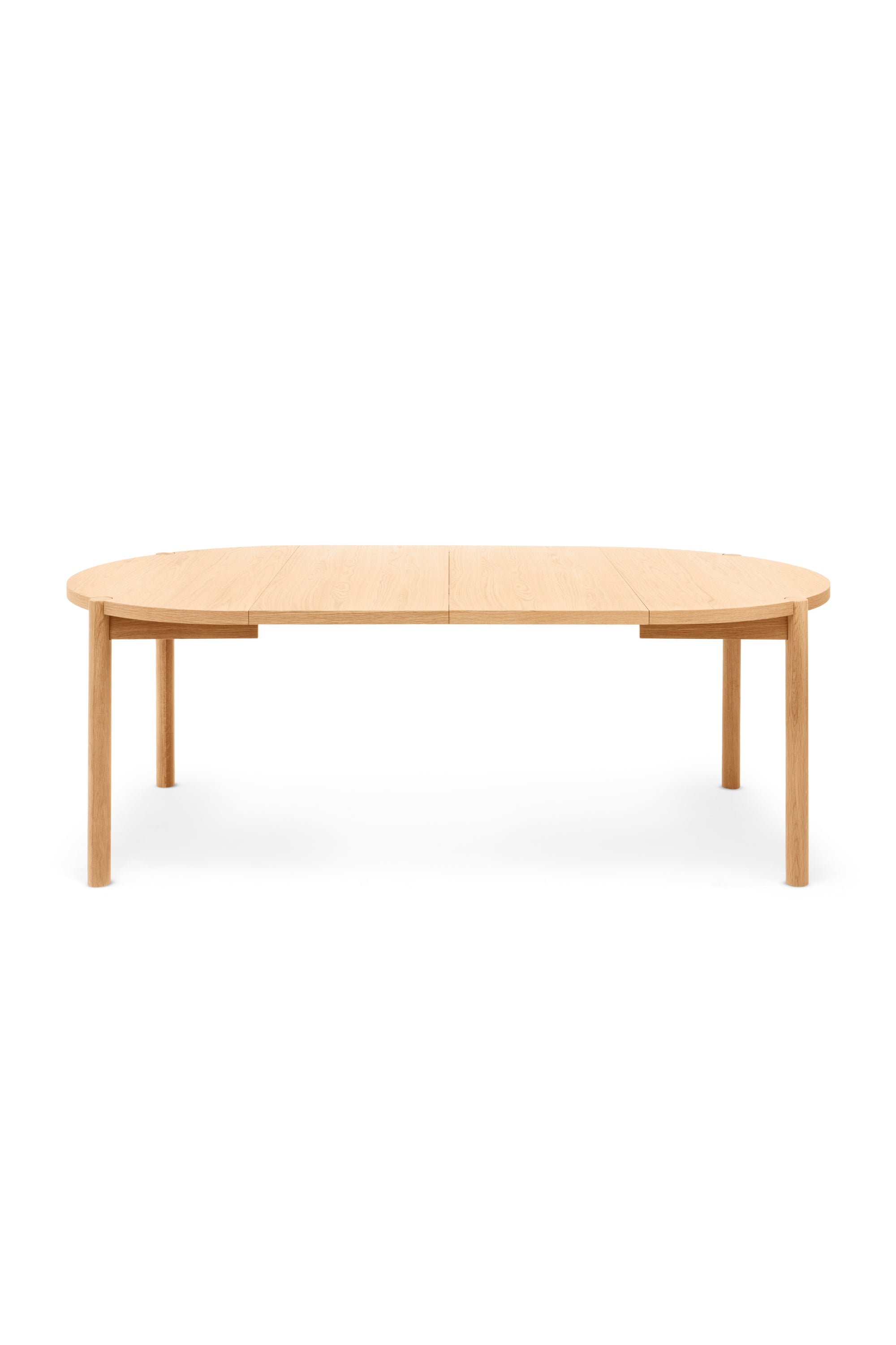 Owen kerek bővíthető tölgy étkezőasztal