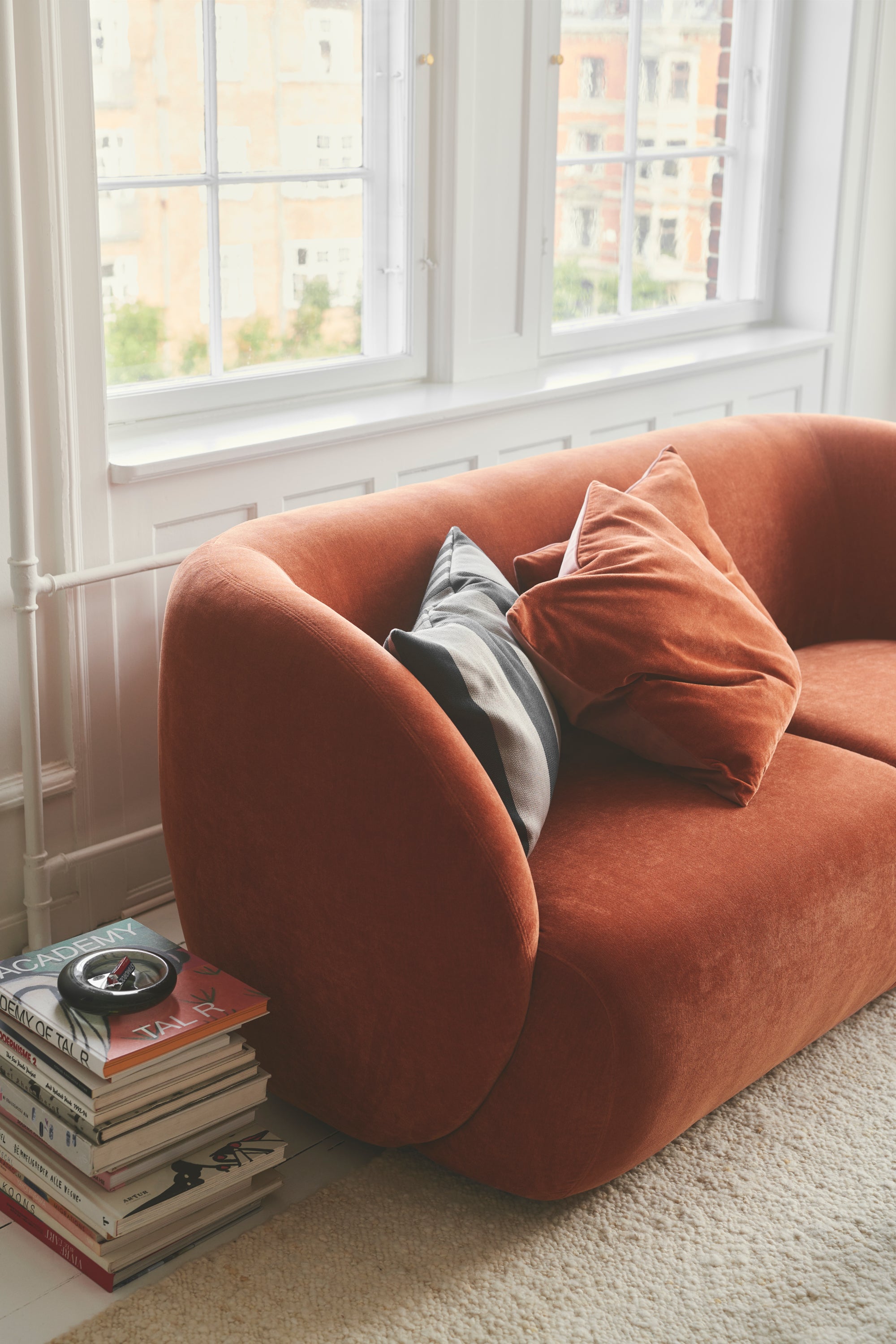 Paula 2 Moss Rust Sofa