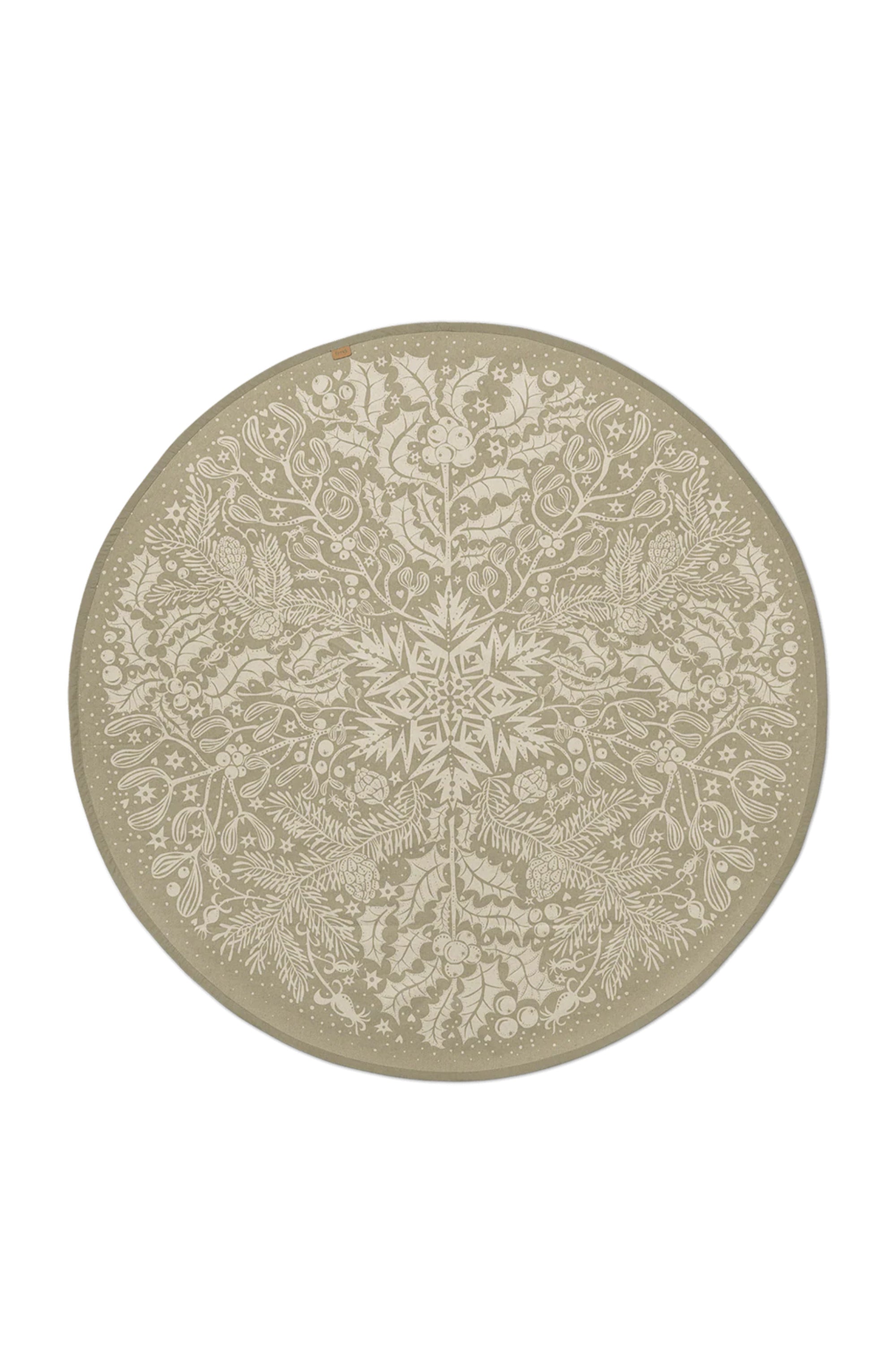 Winter Forest tree blanket sage