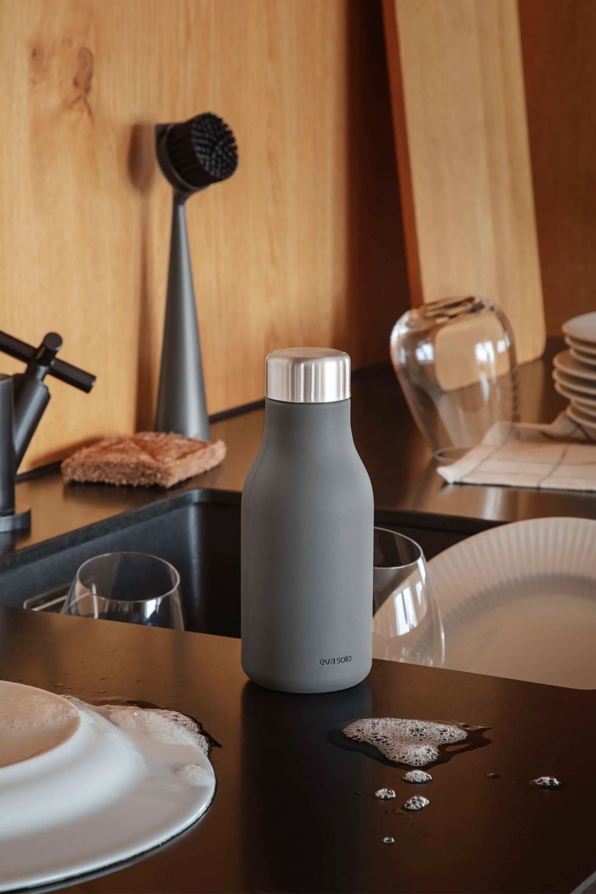 Squeeze soap dispenser elephant grey 0,2l