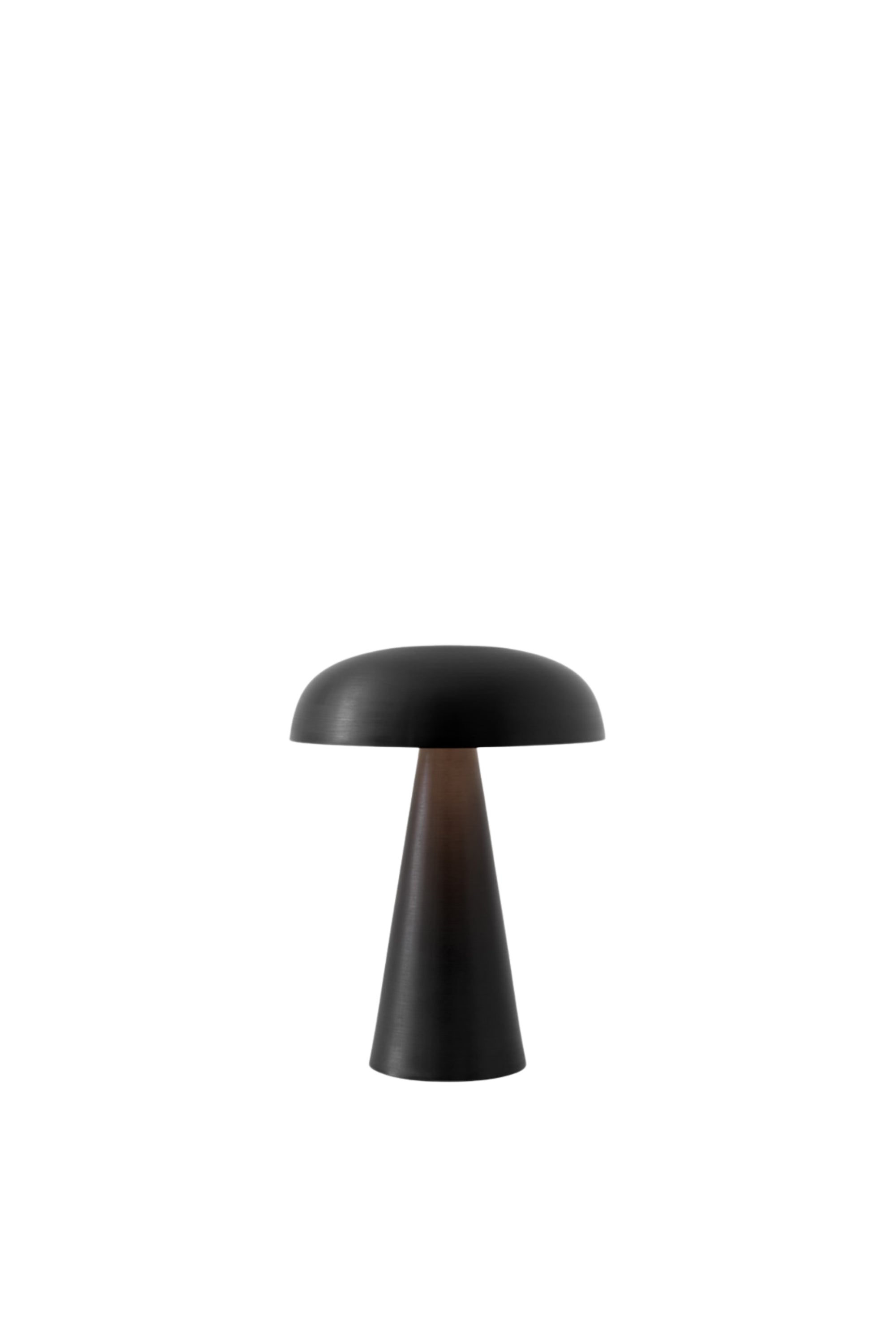 Como black portable table lamp