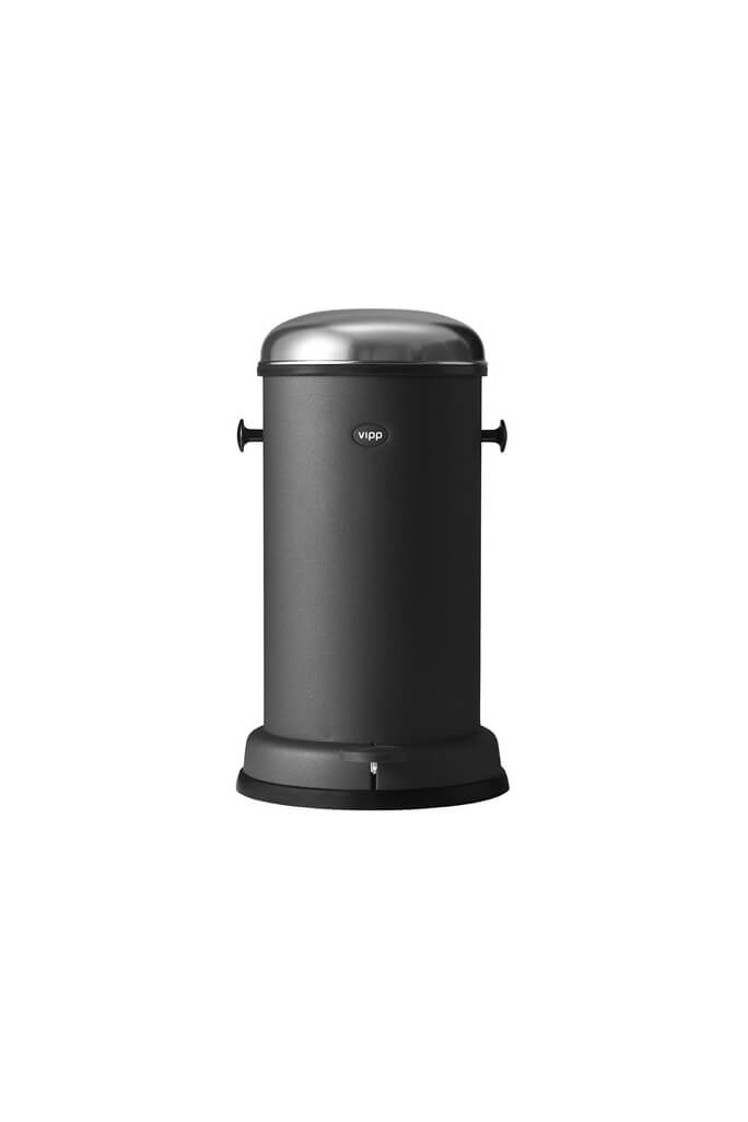 VIPP15 Pedal Bin Black 14 L | Vipp | Home of Solinfo