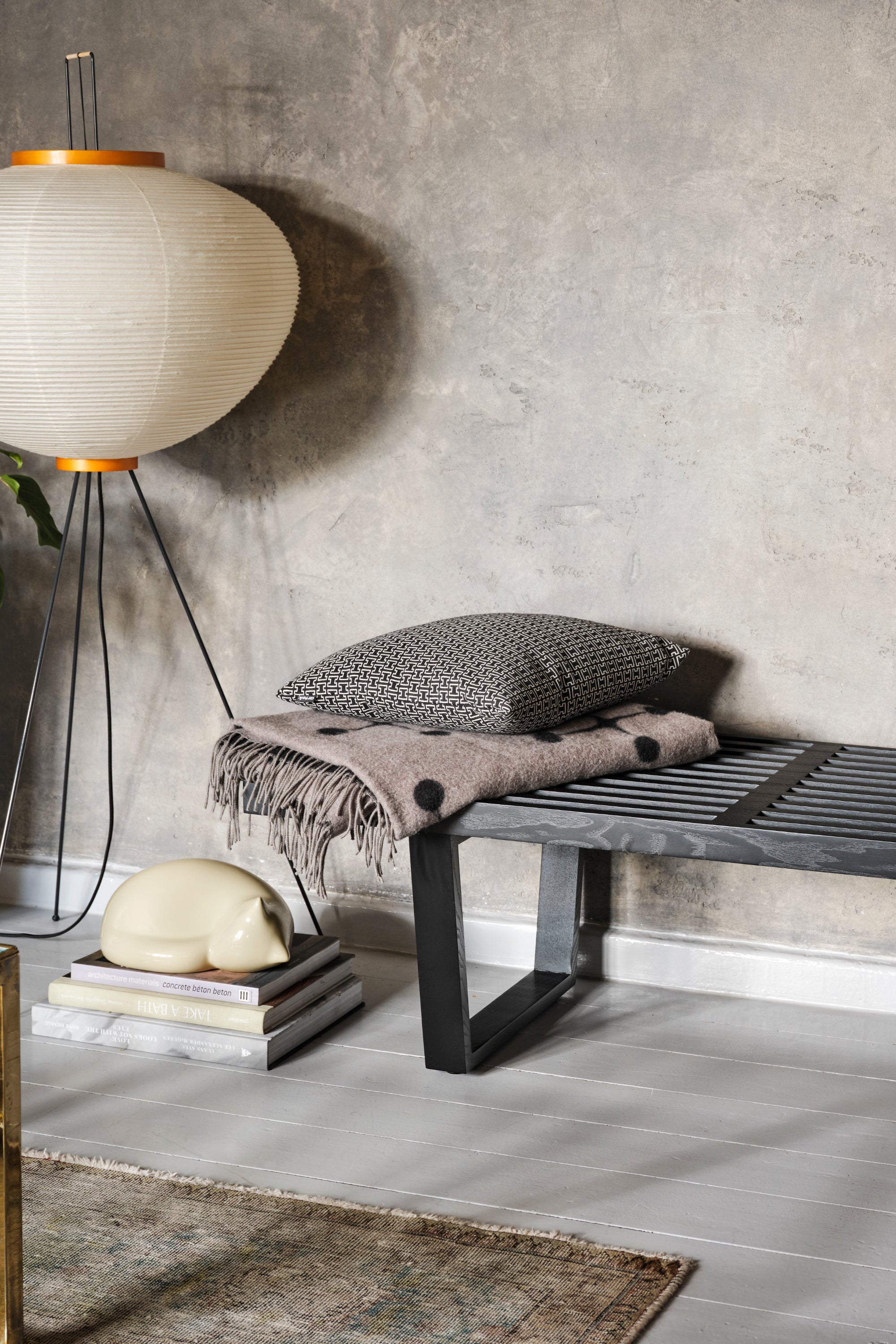 Nelson hosszú fekete pad