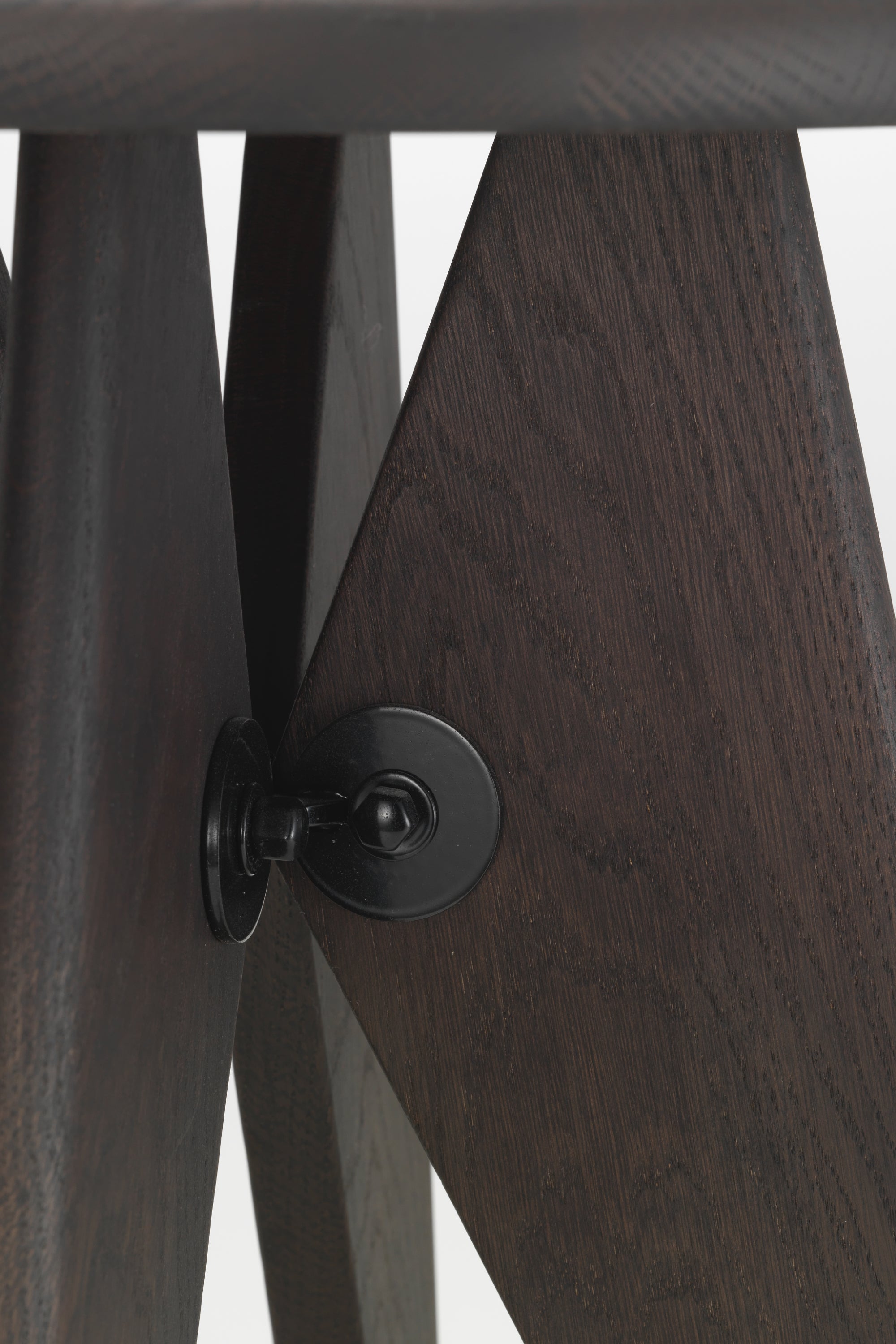 Tabouret Bois sötét tölgy ülőke