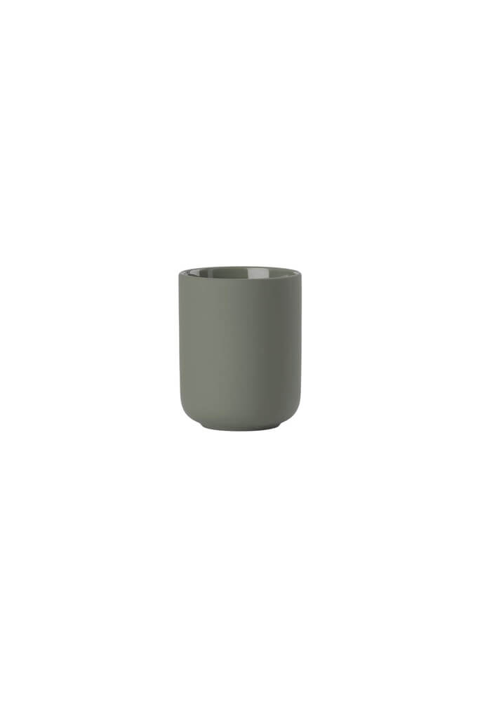 Ume Toothbrush Mug Olive Green | Zone Denmark | Home of Solinfo