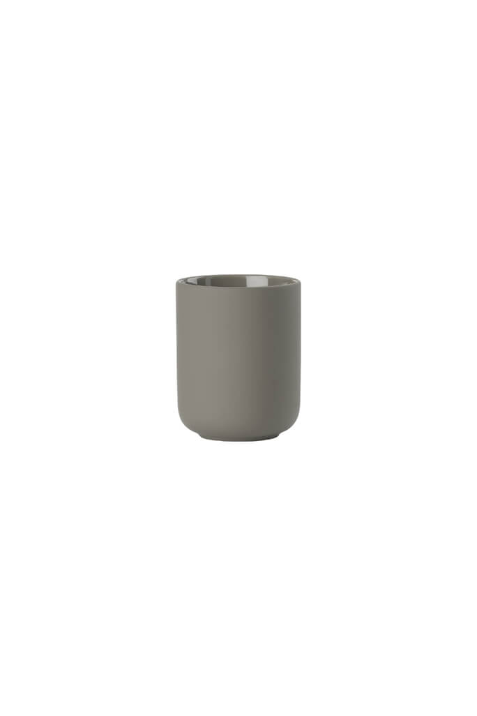 Ume Toothbrush Mug Taupe | Zone Denmark | Home of Solinfo
