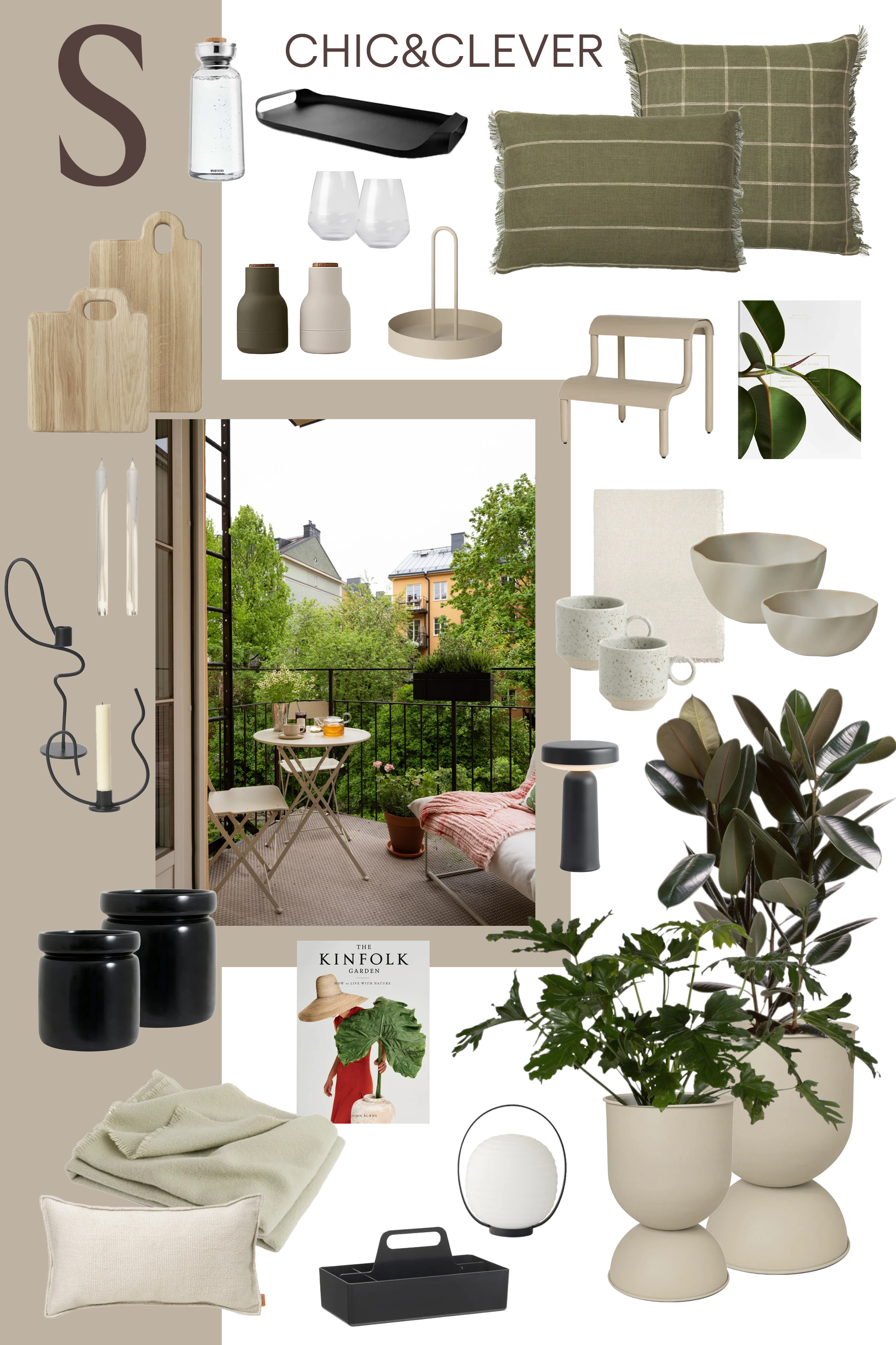 Balcony, Chic & Clever