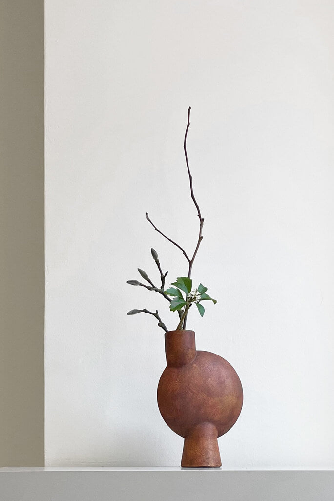 Sphere vase Bubl, medium, terracotta | 101 Copenhagen | Home of Solinfo