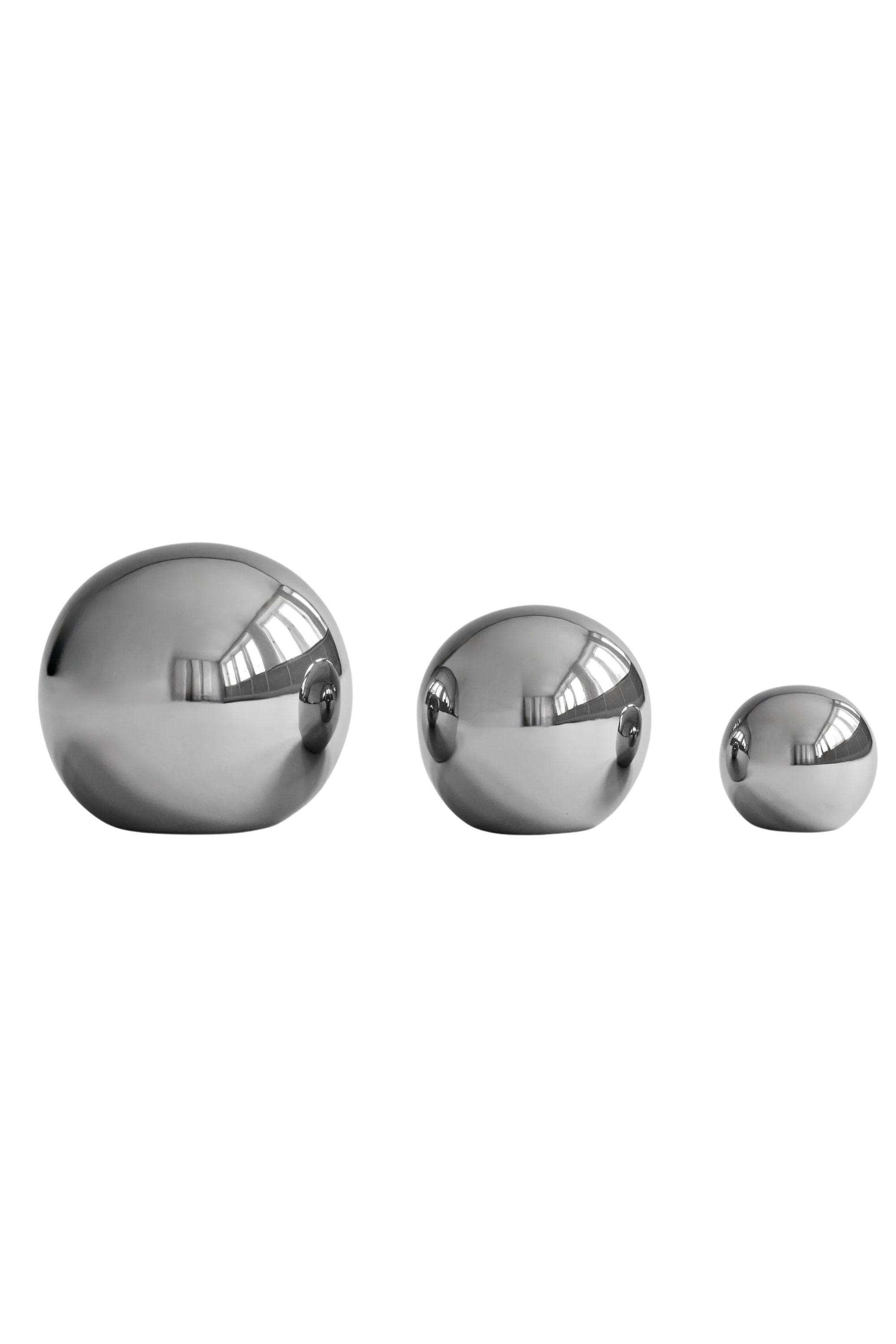 Gallery Balls, Set of 3 - Chrome