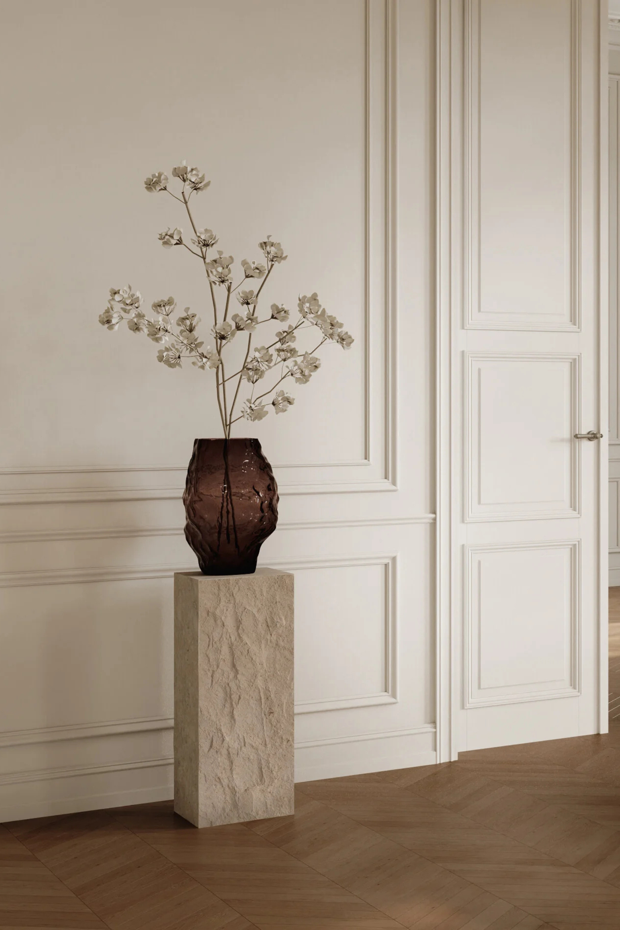 Katachi Vase, Big - Smoked Forest