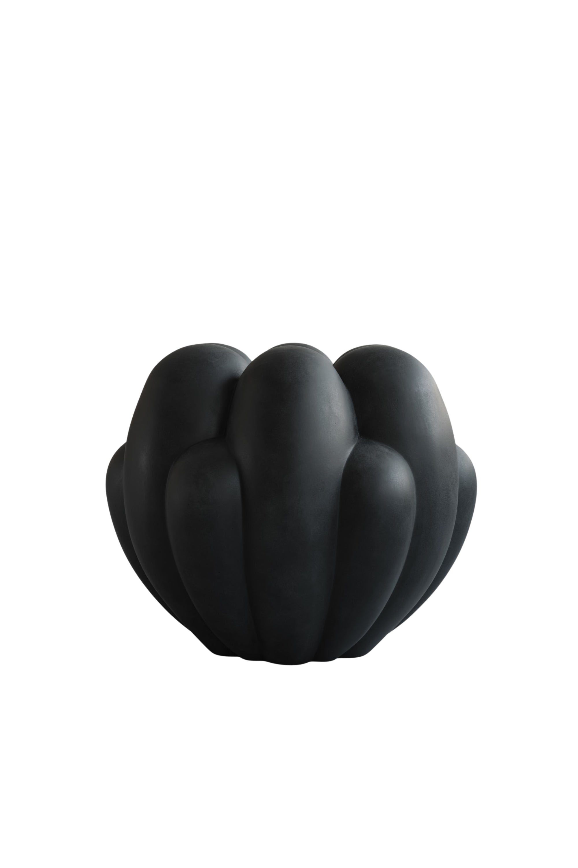 Bloom black big vase