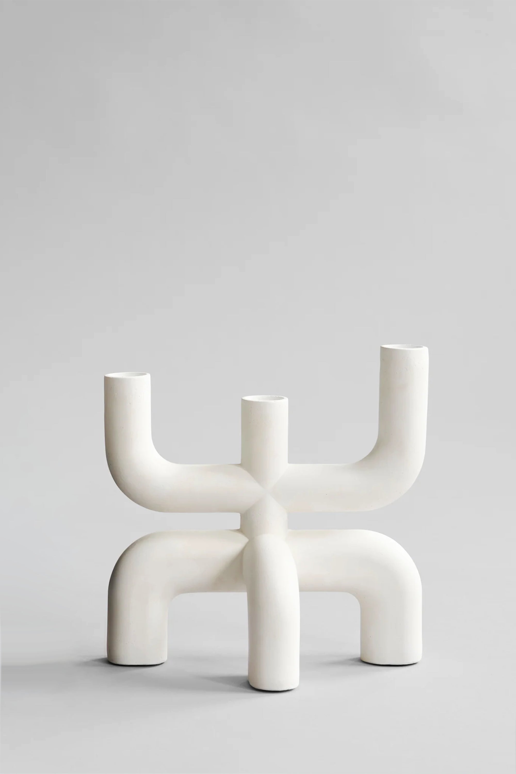 Cobra csontfehér gyertyatartó