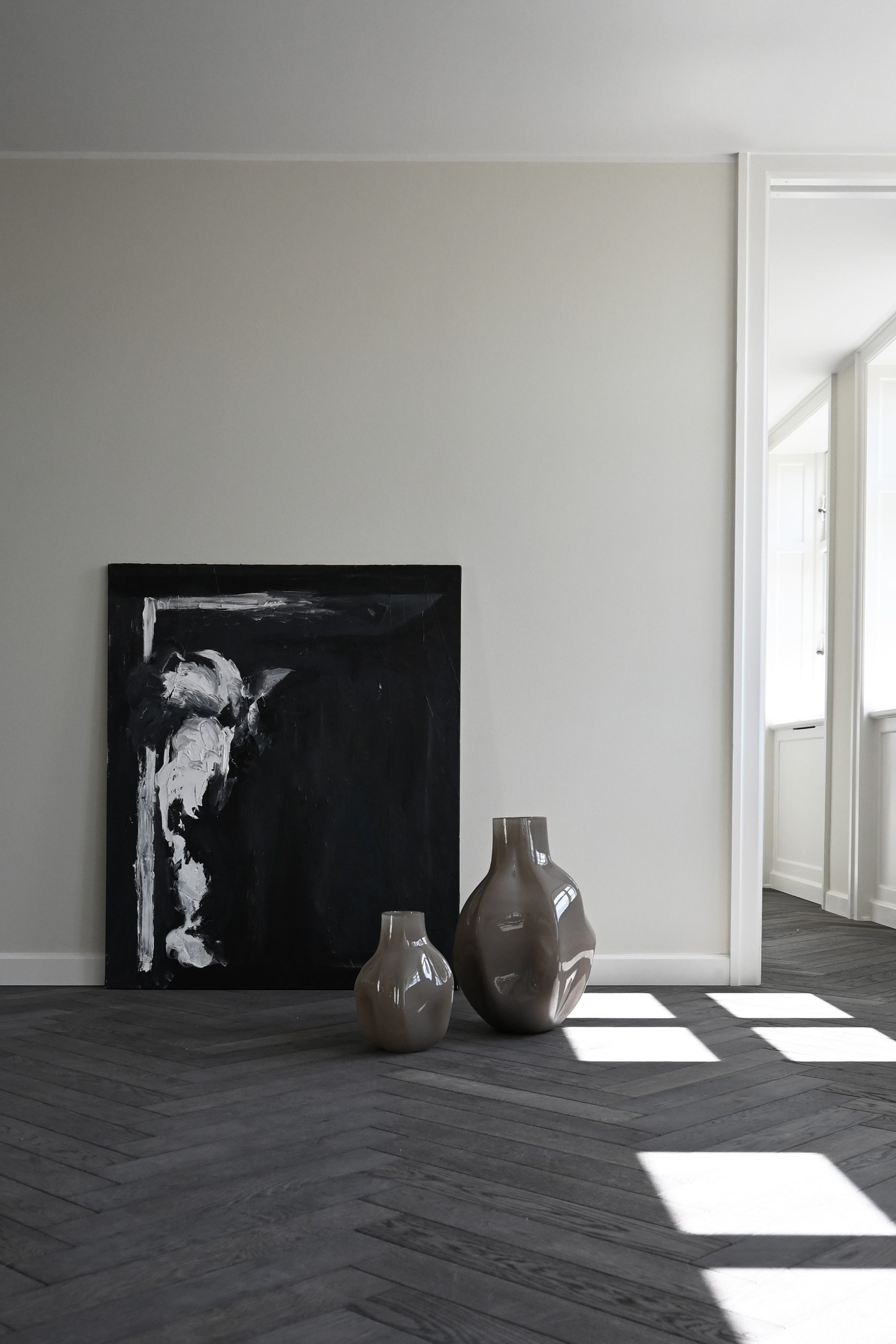 Bakku Vase medio smoked desert