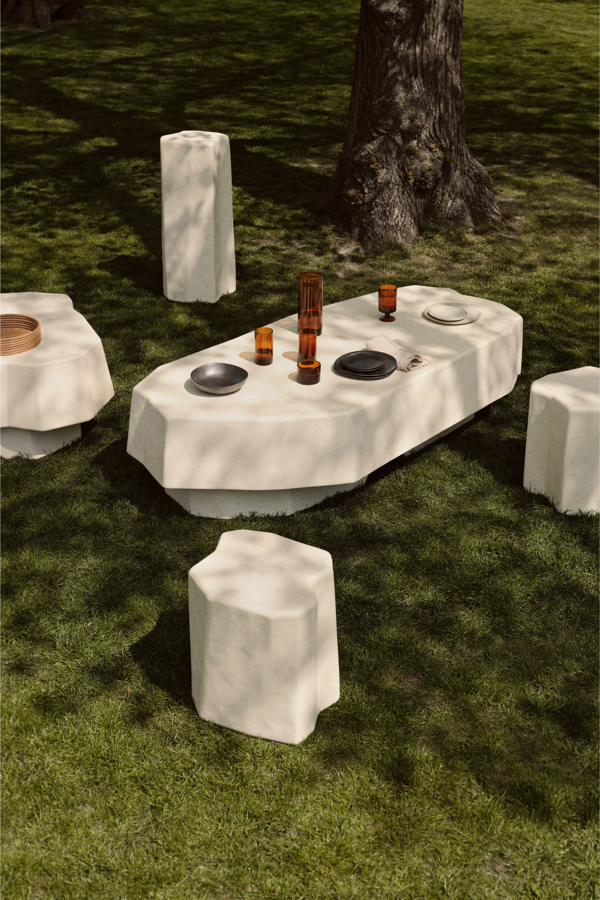 Staffa Stool Ivory