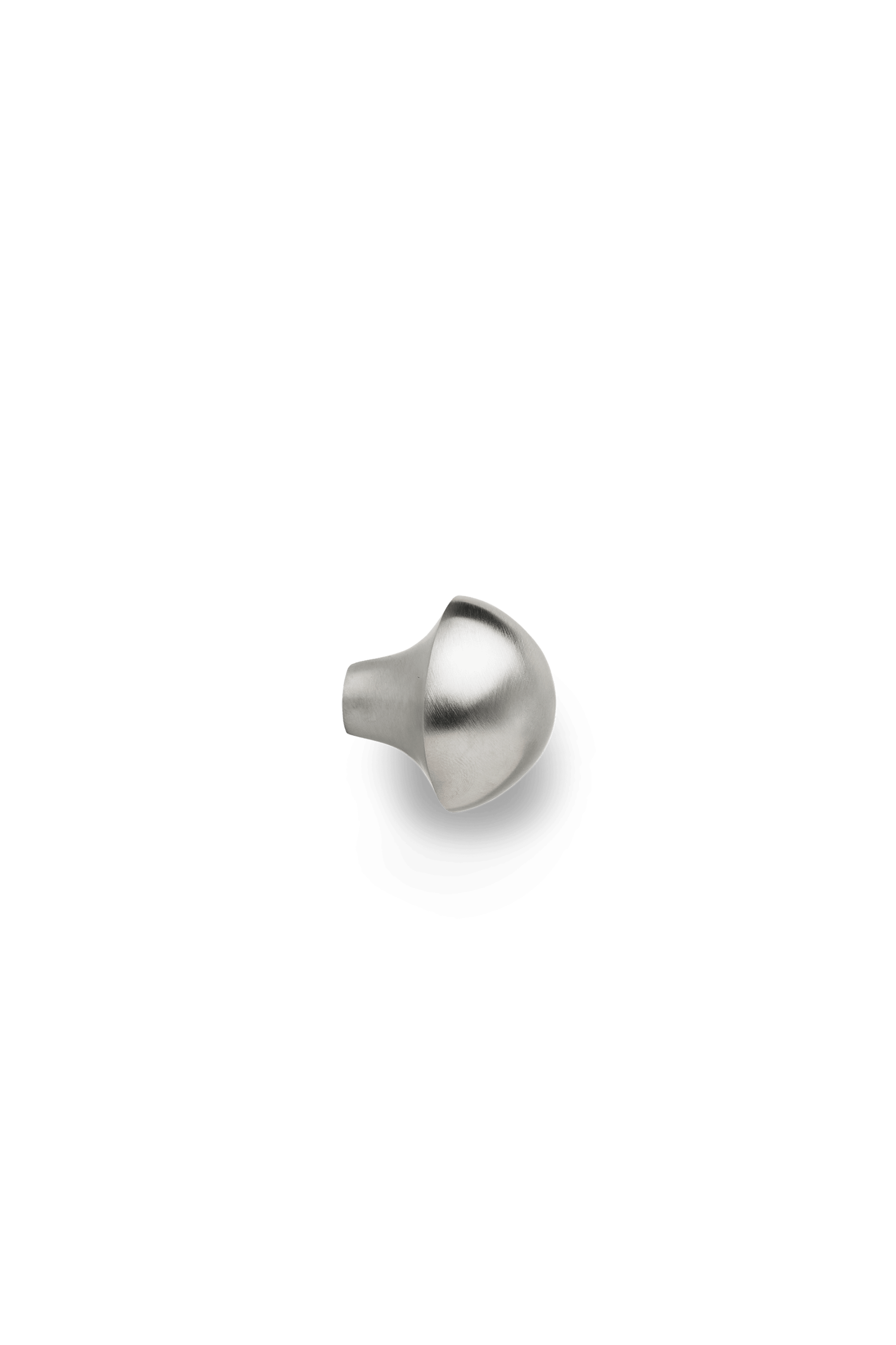 Mushroom Hook Brushed Stainless Steel