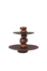 Pebble sötétbarna desszert állvány