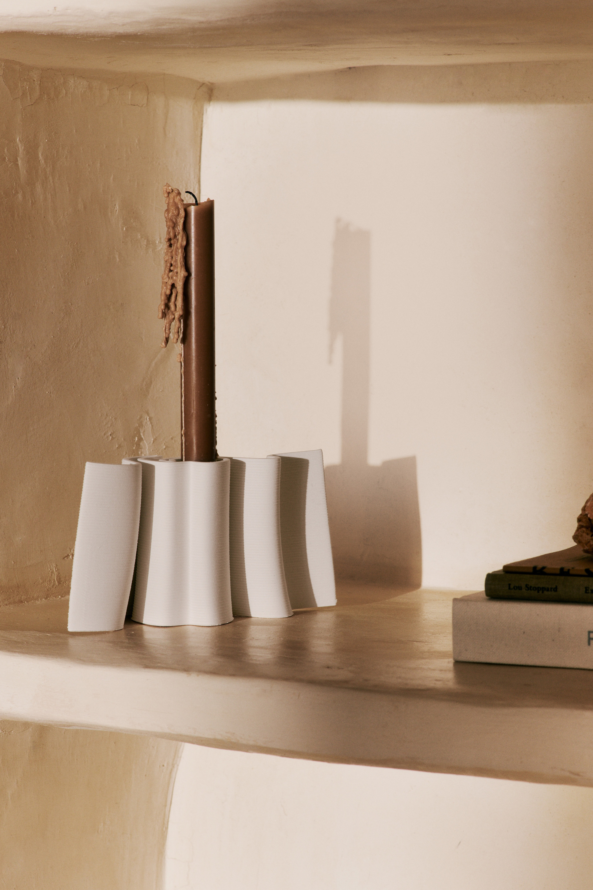 Dedali Candle Holder Off-White