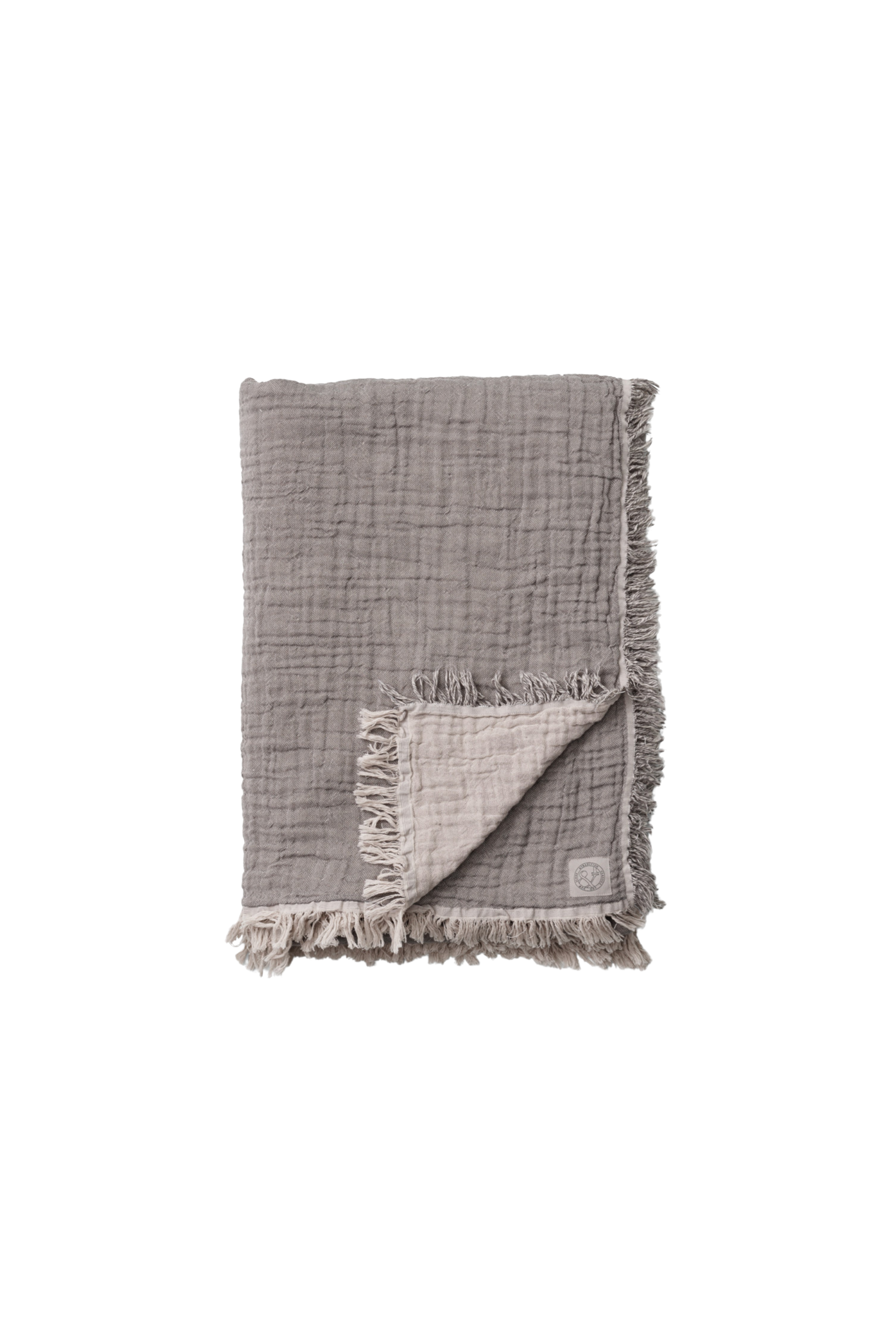 Collect SC32 Cotton Throw Cloud & Slate